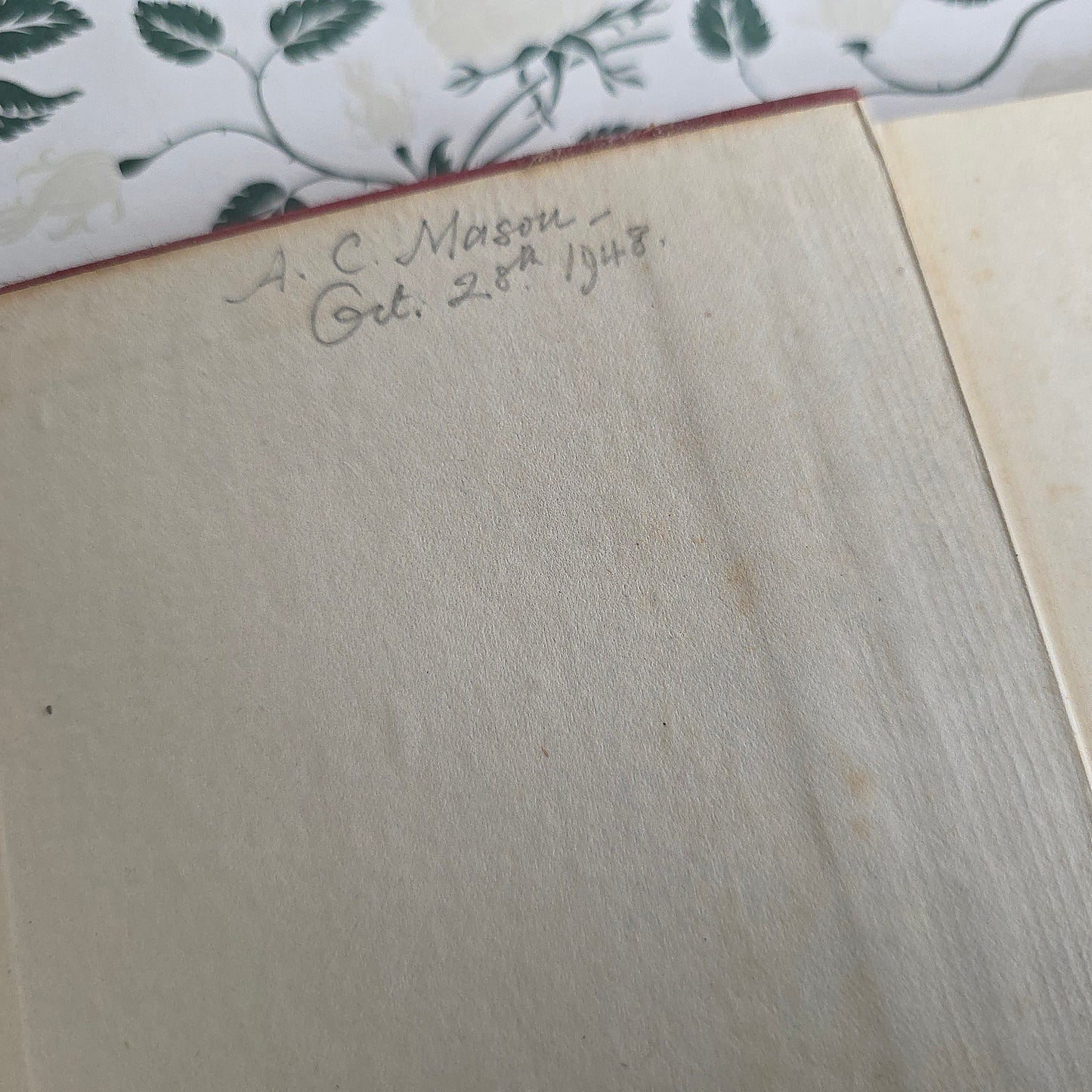 1948 The Case-Book of Sherlock Holmes by Sir Arthur Conan Doyle - Vintage Book