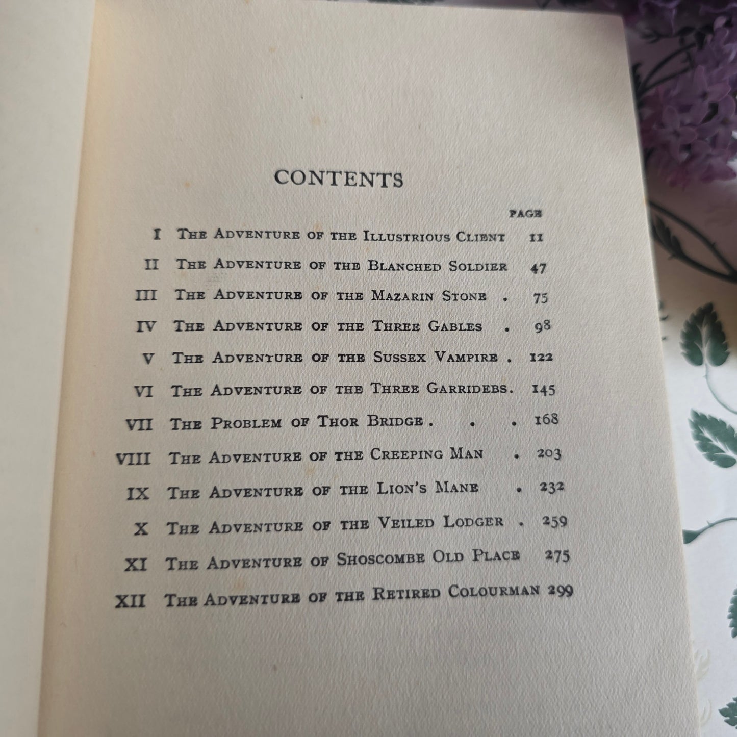 1948 The Case-Book of Sherlock Holmes by Sir Arthur Conan Doyle - Vintage Book