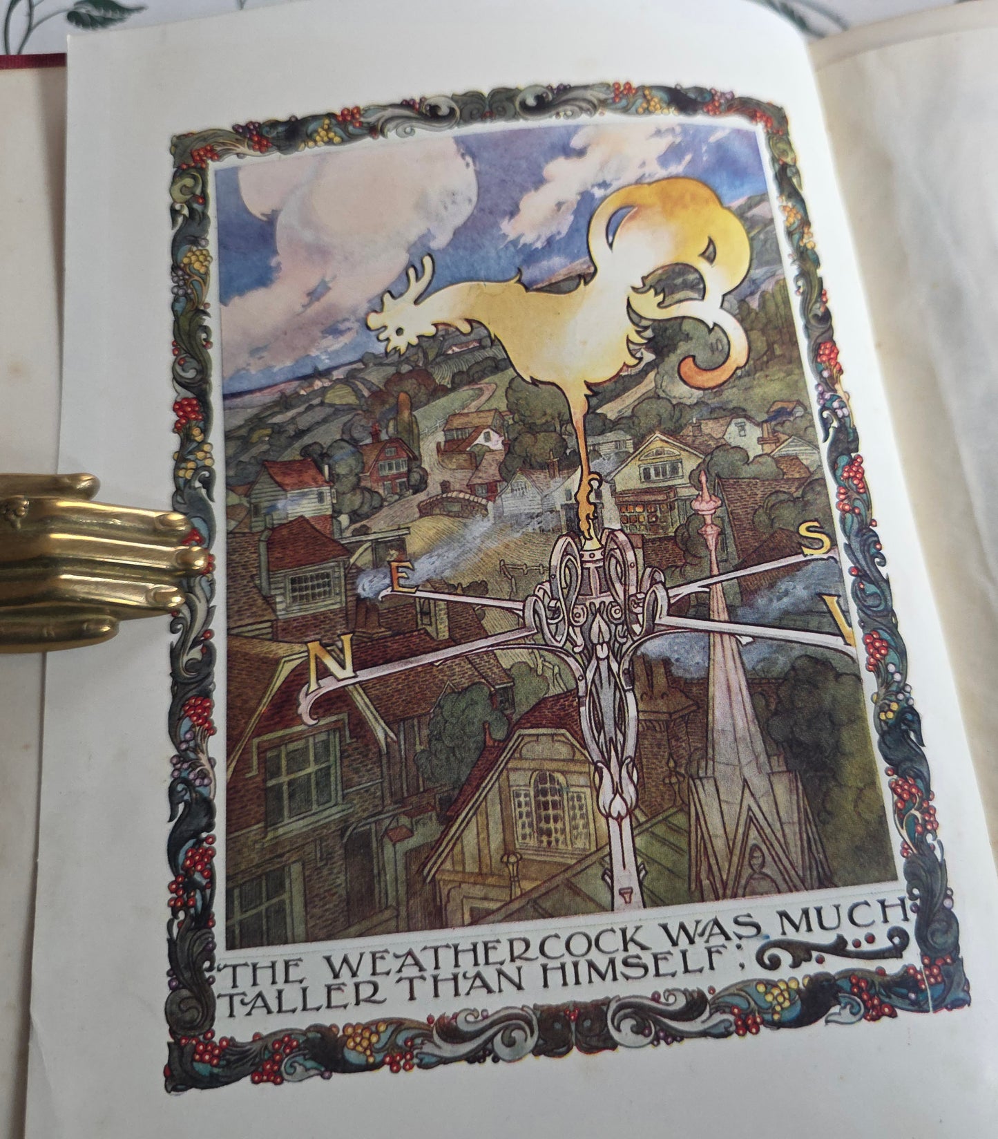 c1907 The Story of the Weathercock by Evelyn Sharp, Illustrated by Charles Robinson