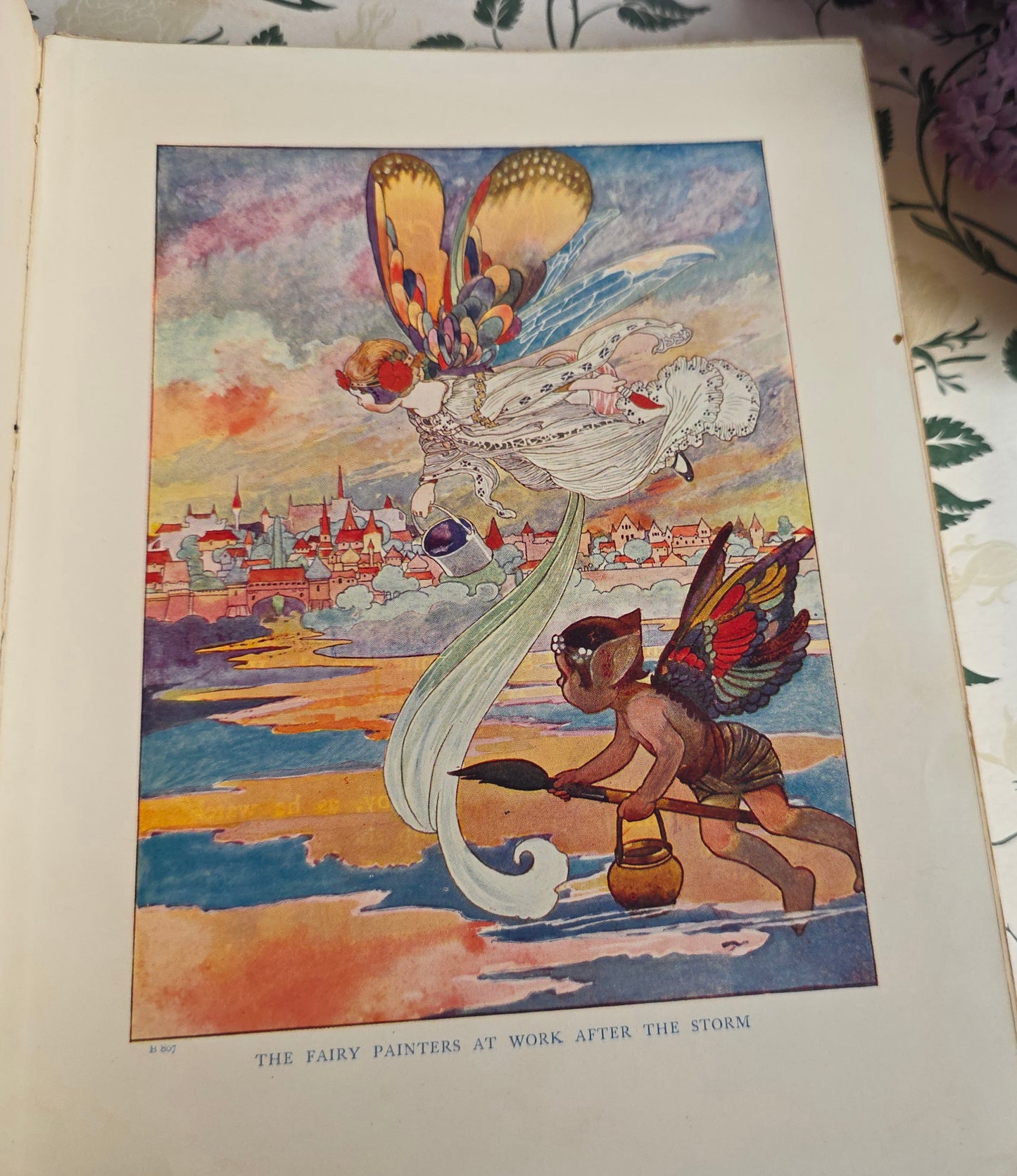 c1907 The Story of the Weathercock by Evelyn Sharp, Illustrated by Charles Robinson