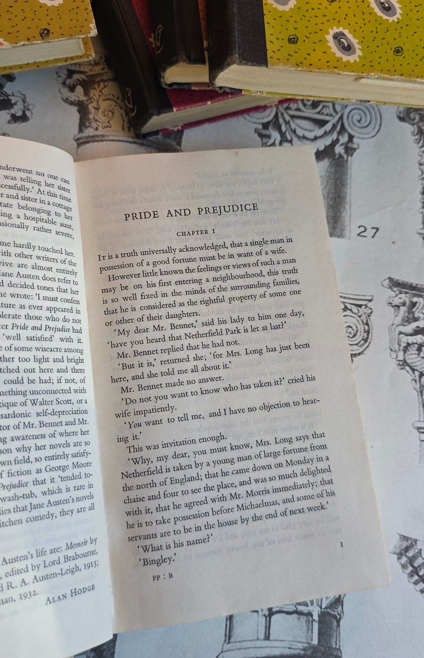 1940s Vintage Set of Jane Austen's Novels / In Very Good Condition