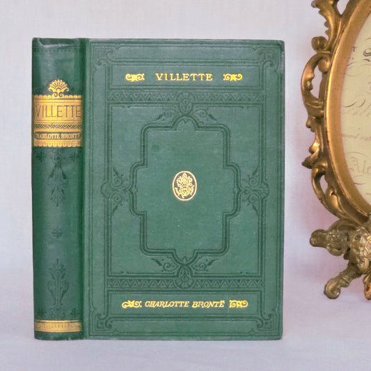 1889 Villette by Currer Bell - Antique Charlotte Bronte Book