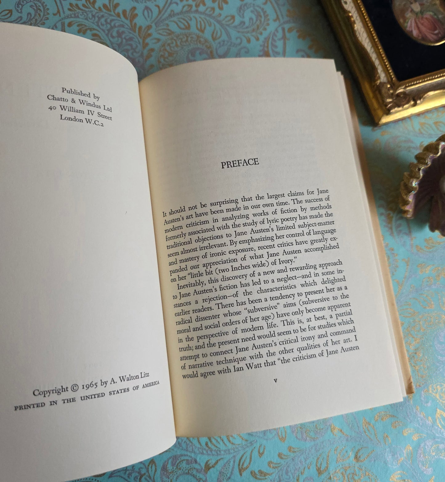1965 Jane Austen A Study in Her Artistic Development by A Walton Litz