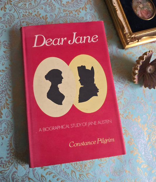 Book titled 'Dear Jane' by Constance Pilgrim on a decorative surface