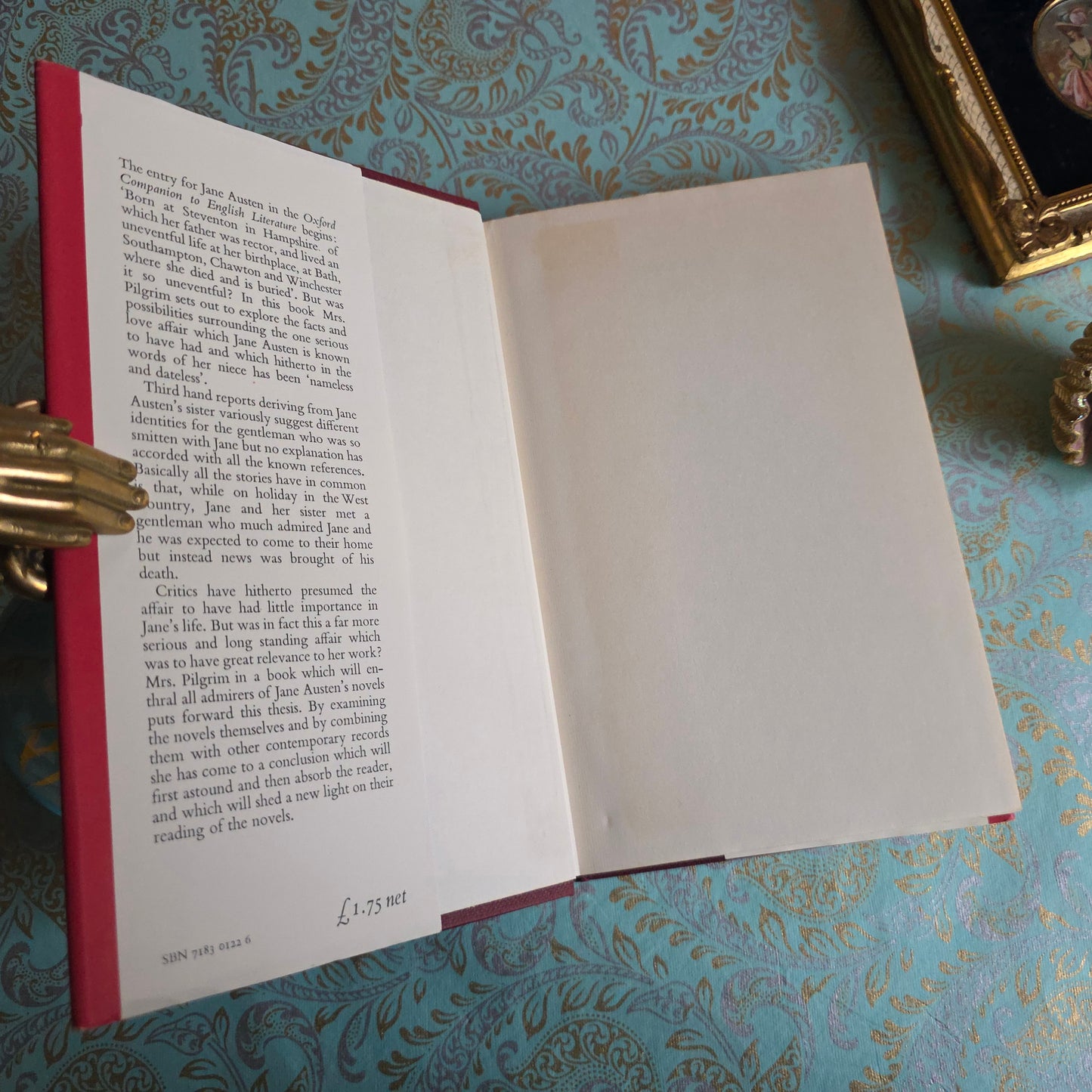 1971 Dear Jane - A Biographical Study of Jane Austen by Constance Pilgrim - Vintage Book