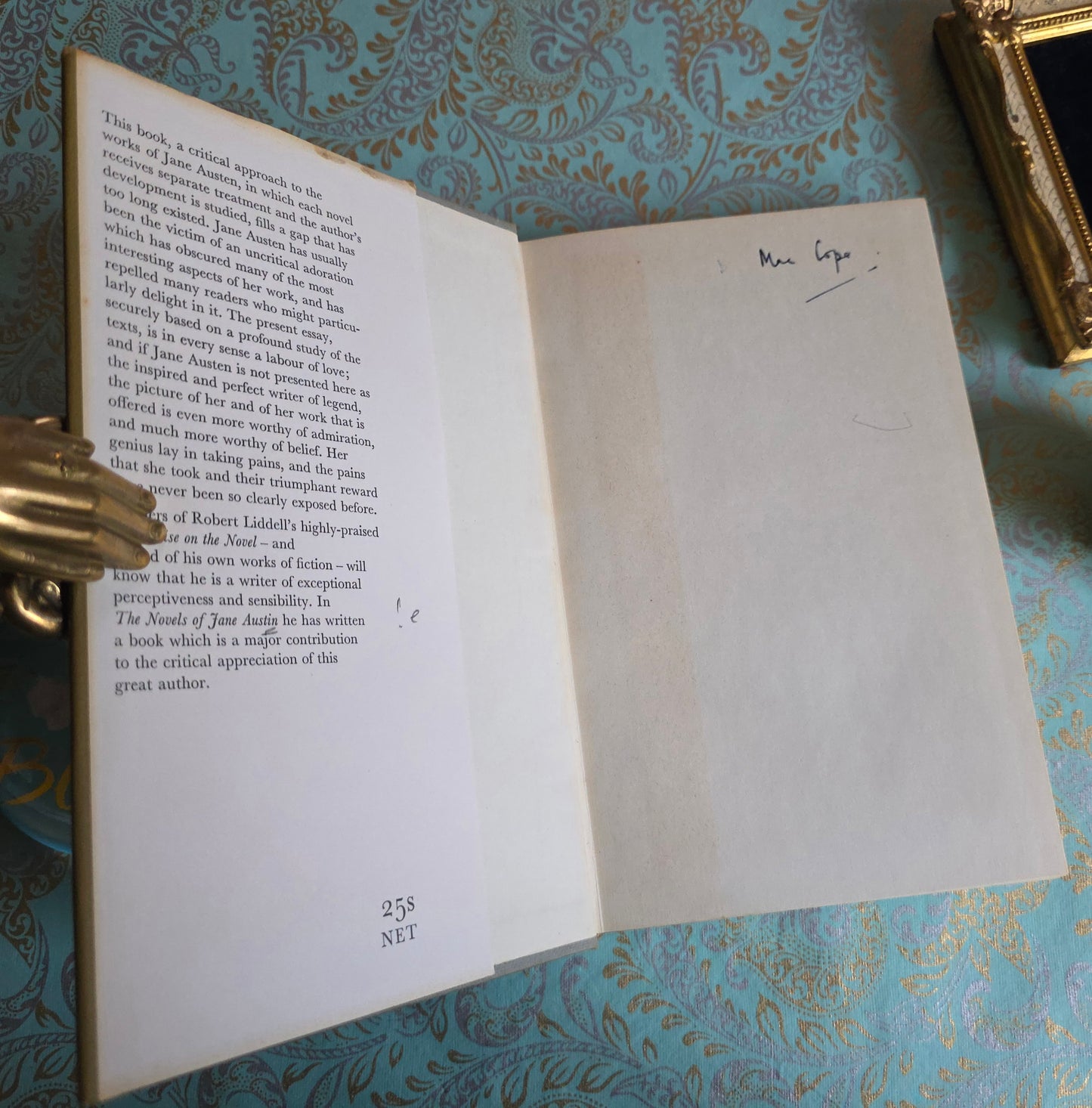 1963 The Novels of Jane Austen by Robert Liddell - Vintage Book - Austen Analysis