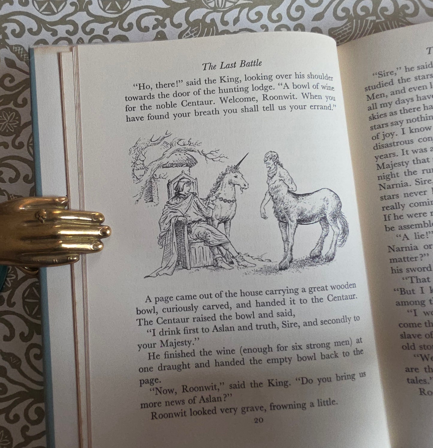 1961 1st Edition, 3rd Impression - The Last Battle by CS Lewis