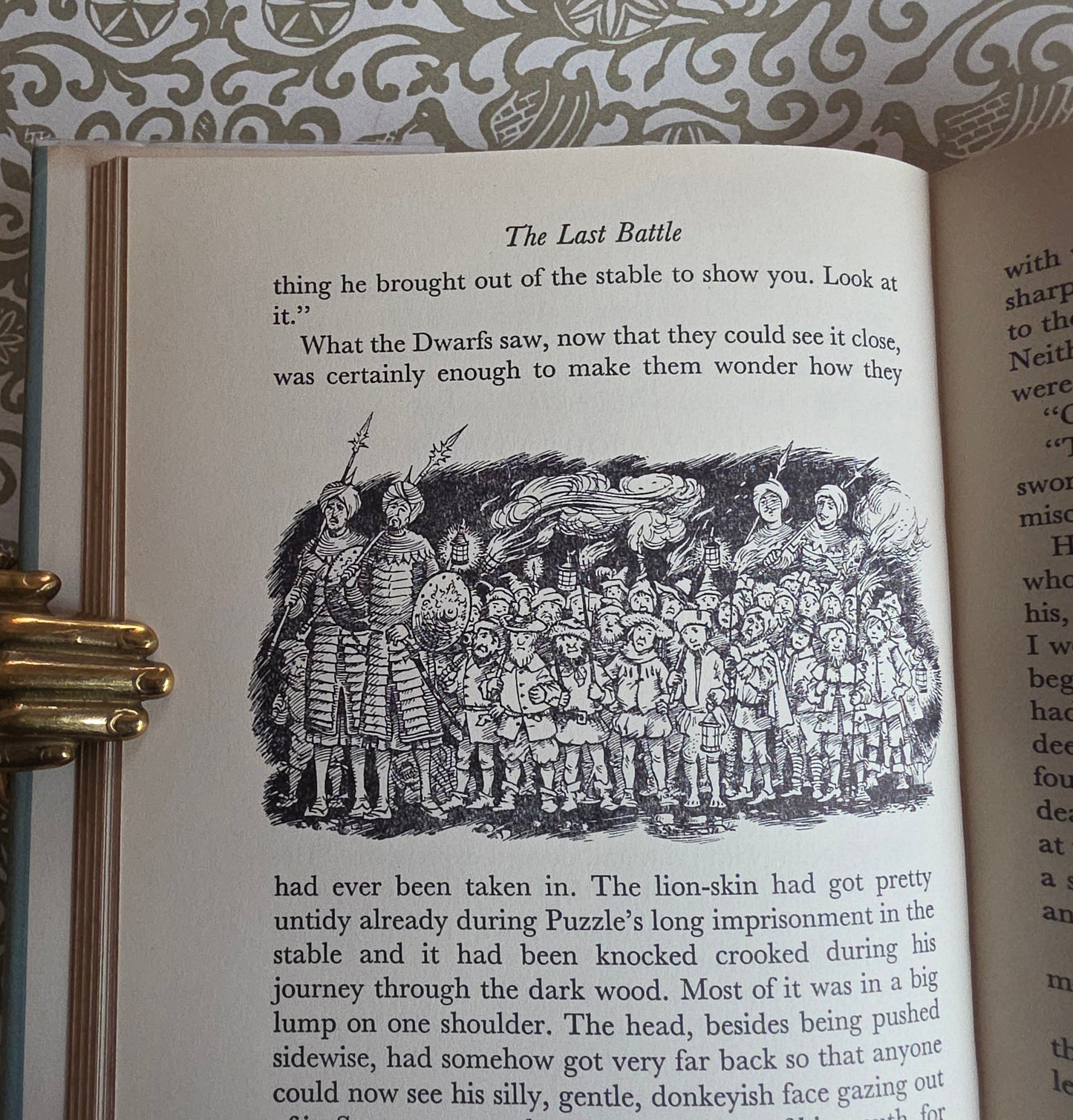 1961 1st Edition, 3rd Impression - The Last Battle by CS Lewis