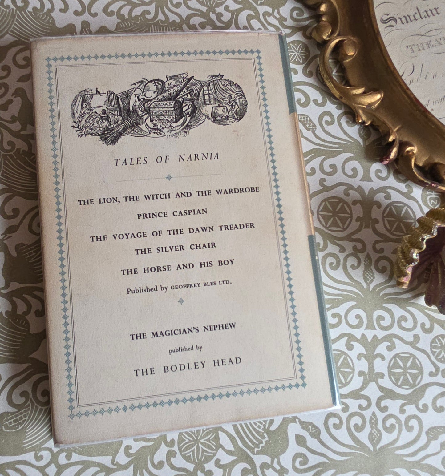 1961 1st Edition, 3rd Impression - The Last Battle by CS Lewis