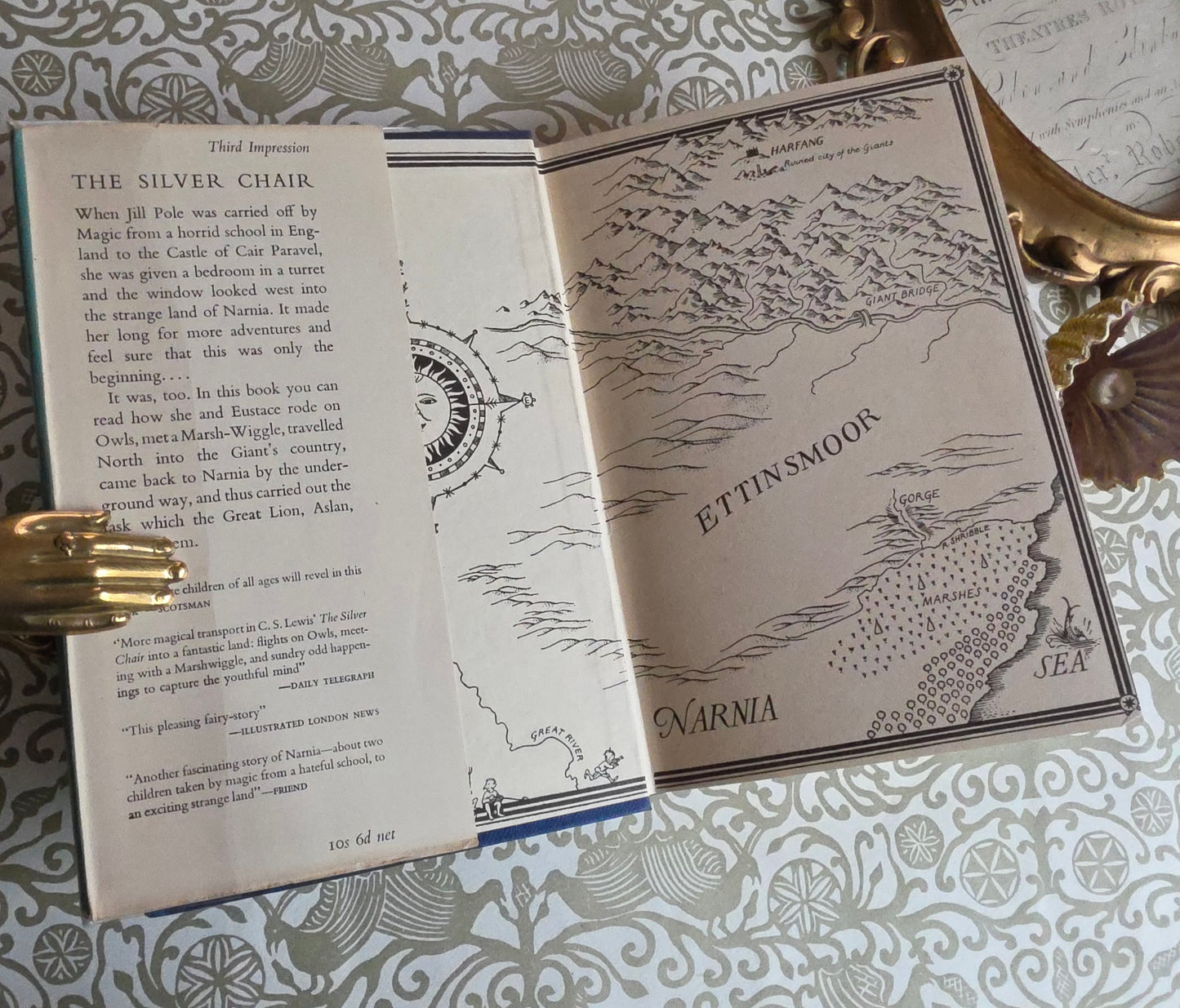 1959 1st Edition, 3rd Impression - The Silver Chair by CS Lewis