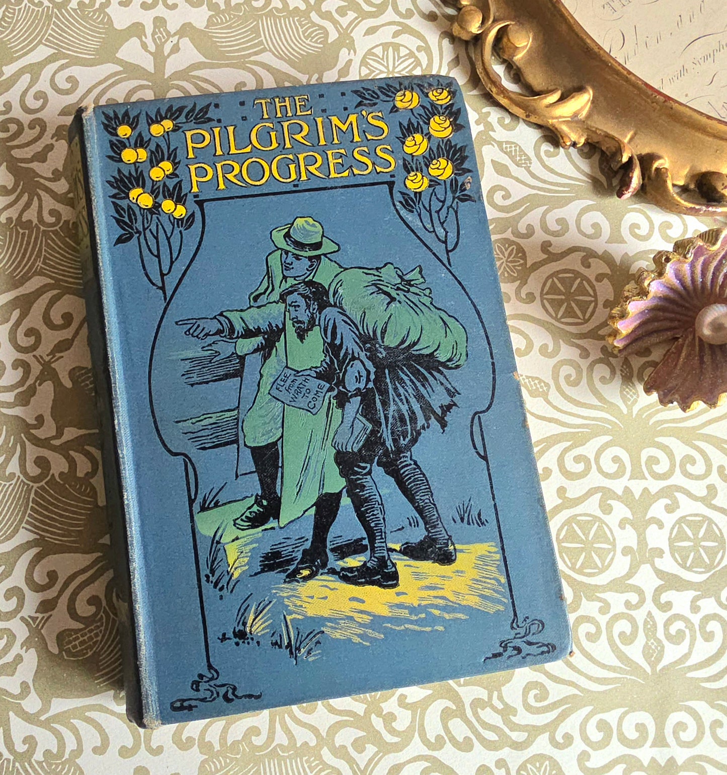 1890s The Pilgrim's Progress by John Bunyan - Illustrated Antique Book