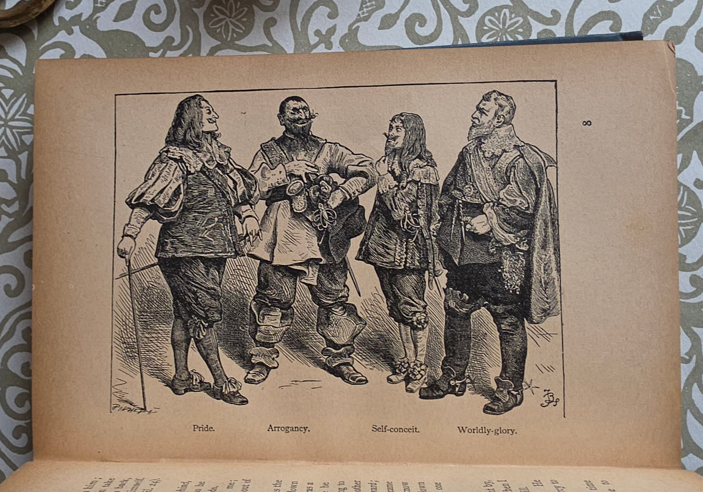 1890s The Pilgrim's Progress by John Bunyan - Illustrated Antique Book