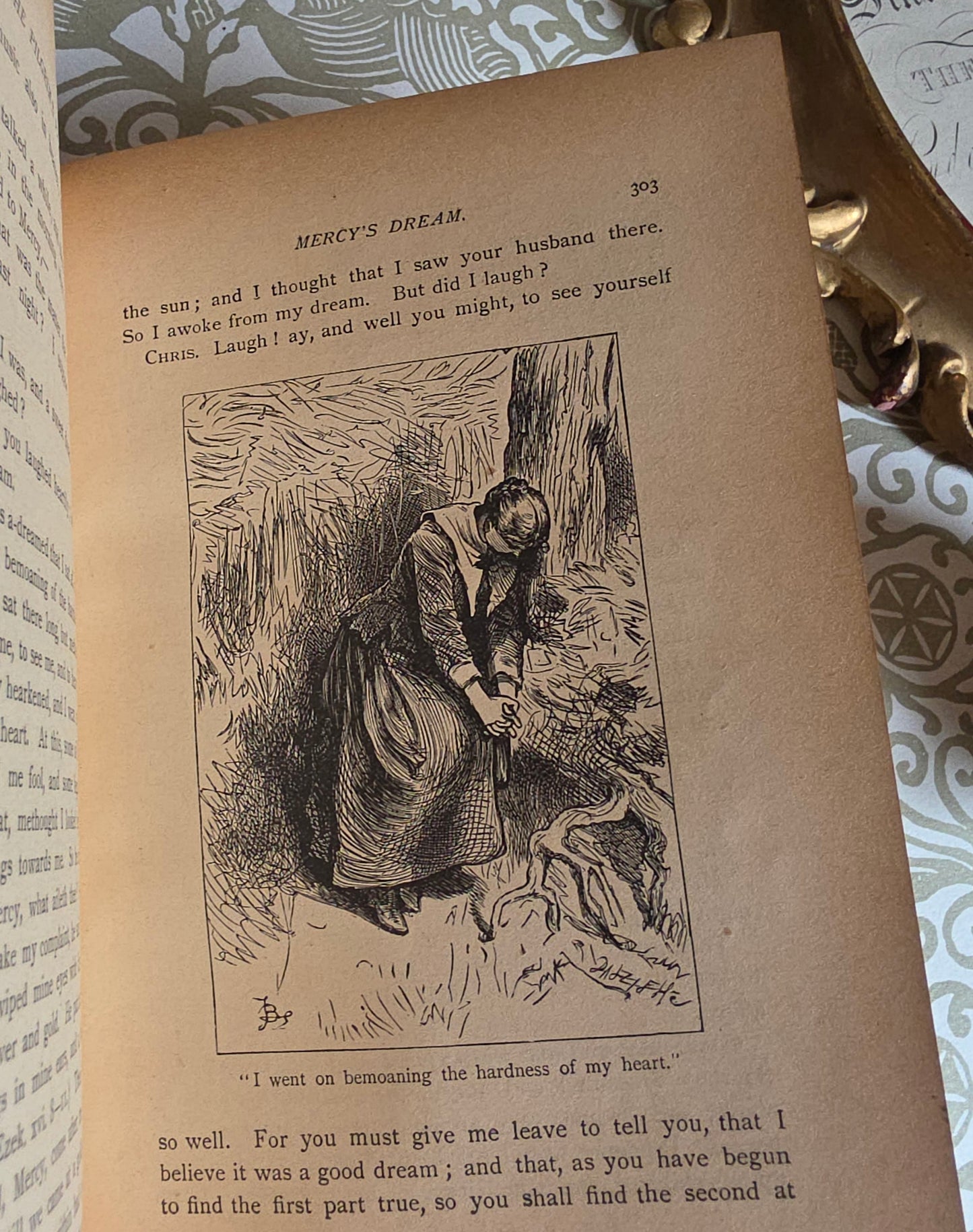 1890s The Pilgrim's Progress by John Bunyan - Illustrated Antique Book