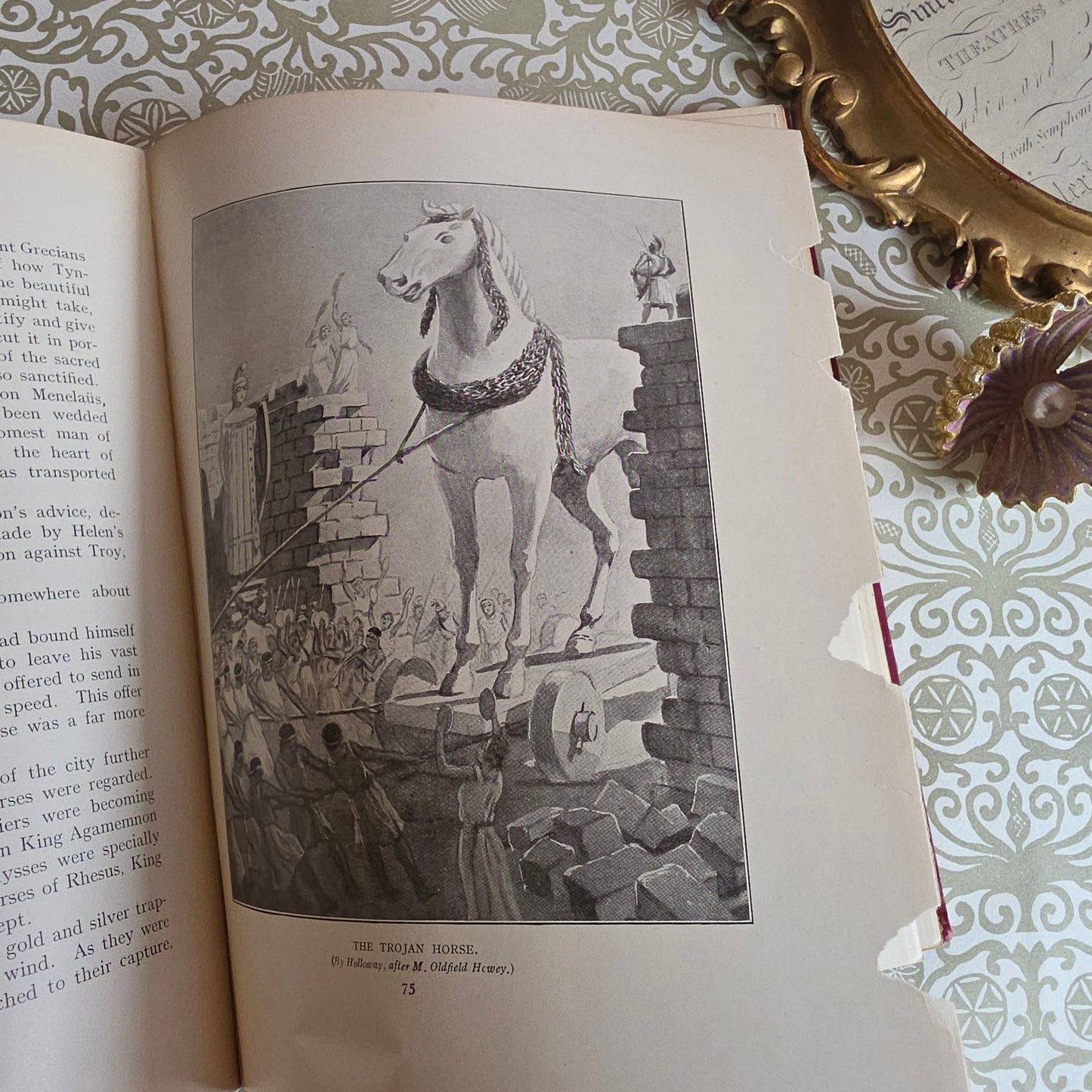 1923 The Horse in Myth and Magic by M Oldfield - Illustrated Antique Book