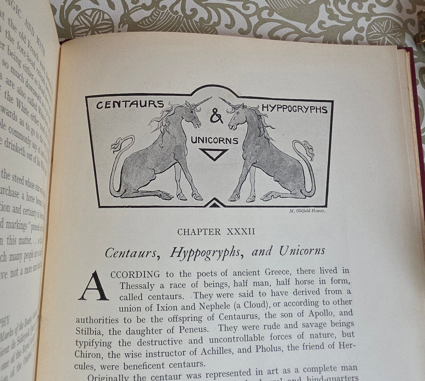 1923 The Horse in Myth and Magic by M Oldfield - Illustrated Antique Book