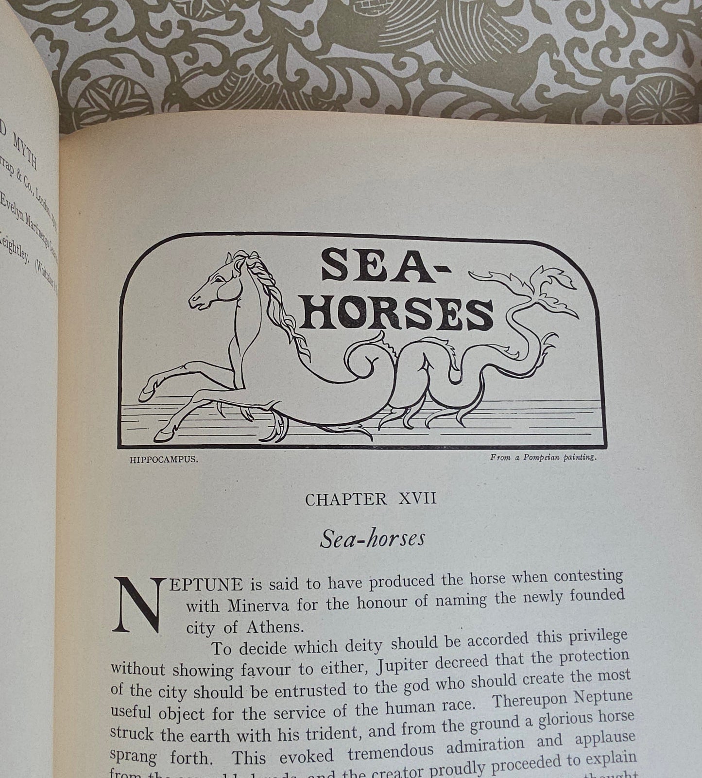 1923 The Horse in Myth and Magic by M Oldfield - Illustrated Antique Book