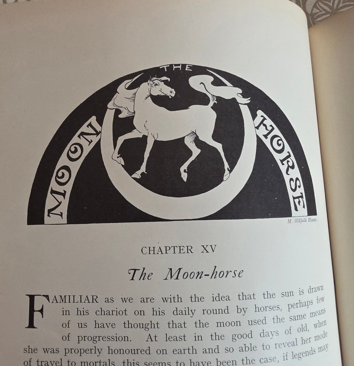 1923 The Horse in Myth and Magic by M Oldfield - Illustrated Antique Book