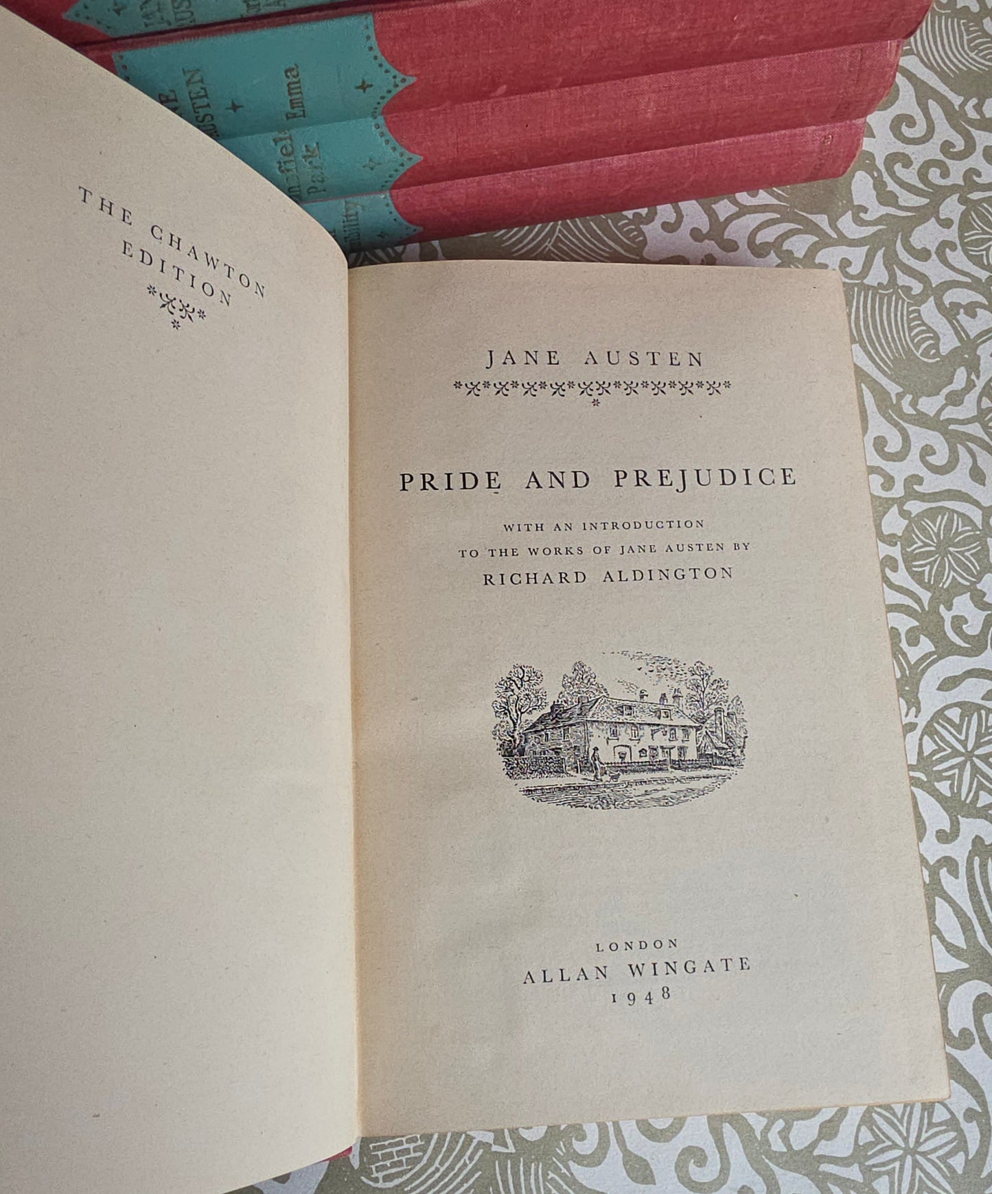 1948 Jane Austen The Chawton Edition Complete Six Volume Set - Vintage