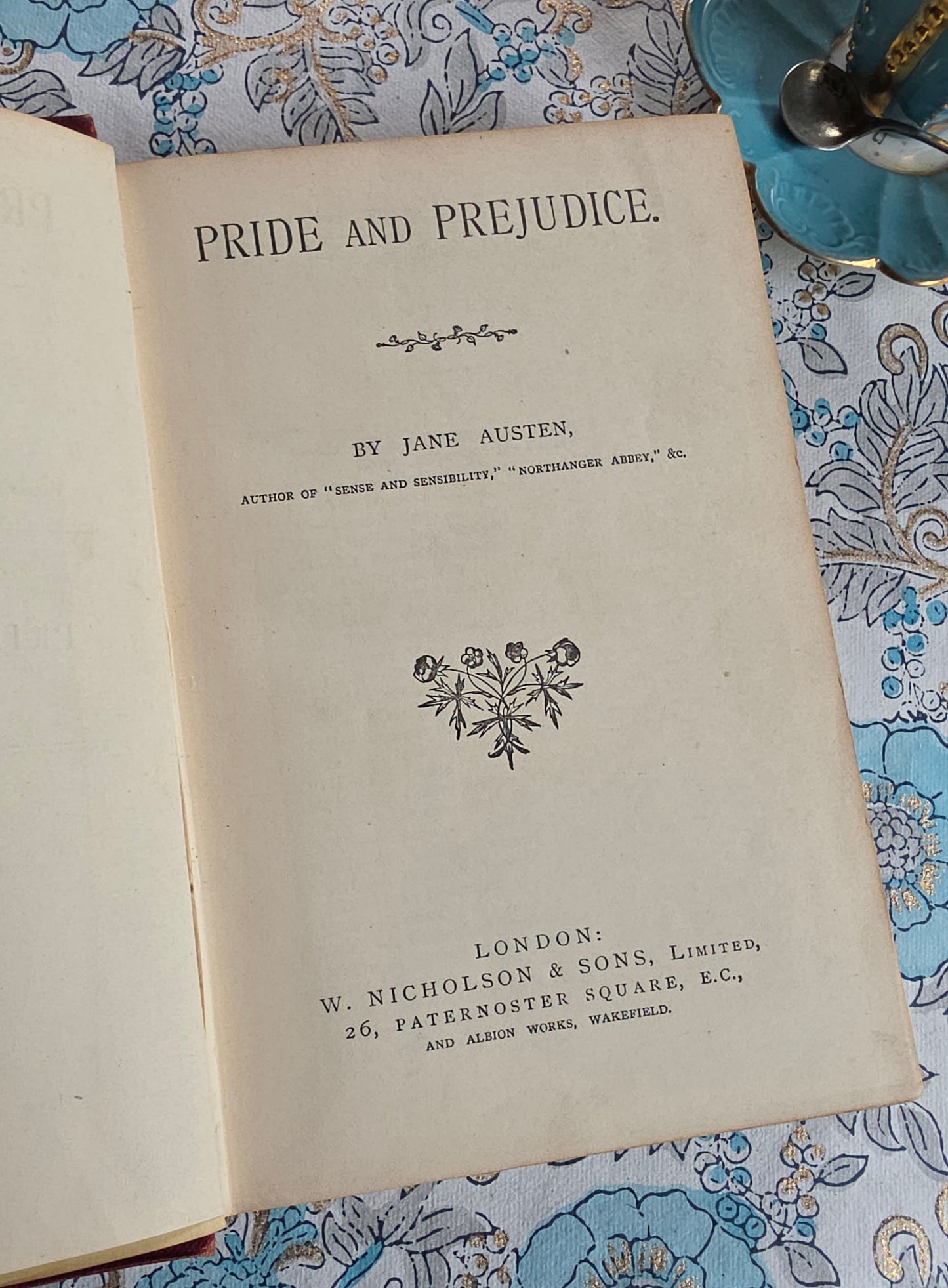 1890s SCARCE Pride and Prejudice by Jane Austen - Antique Book