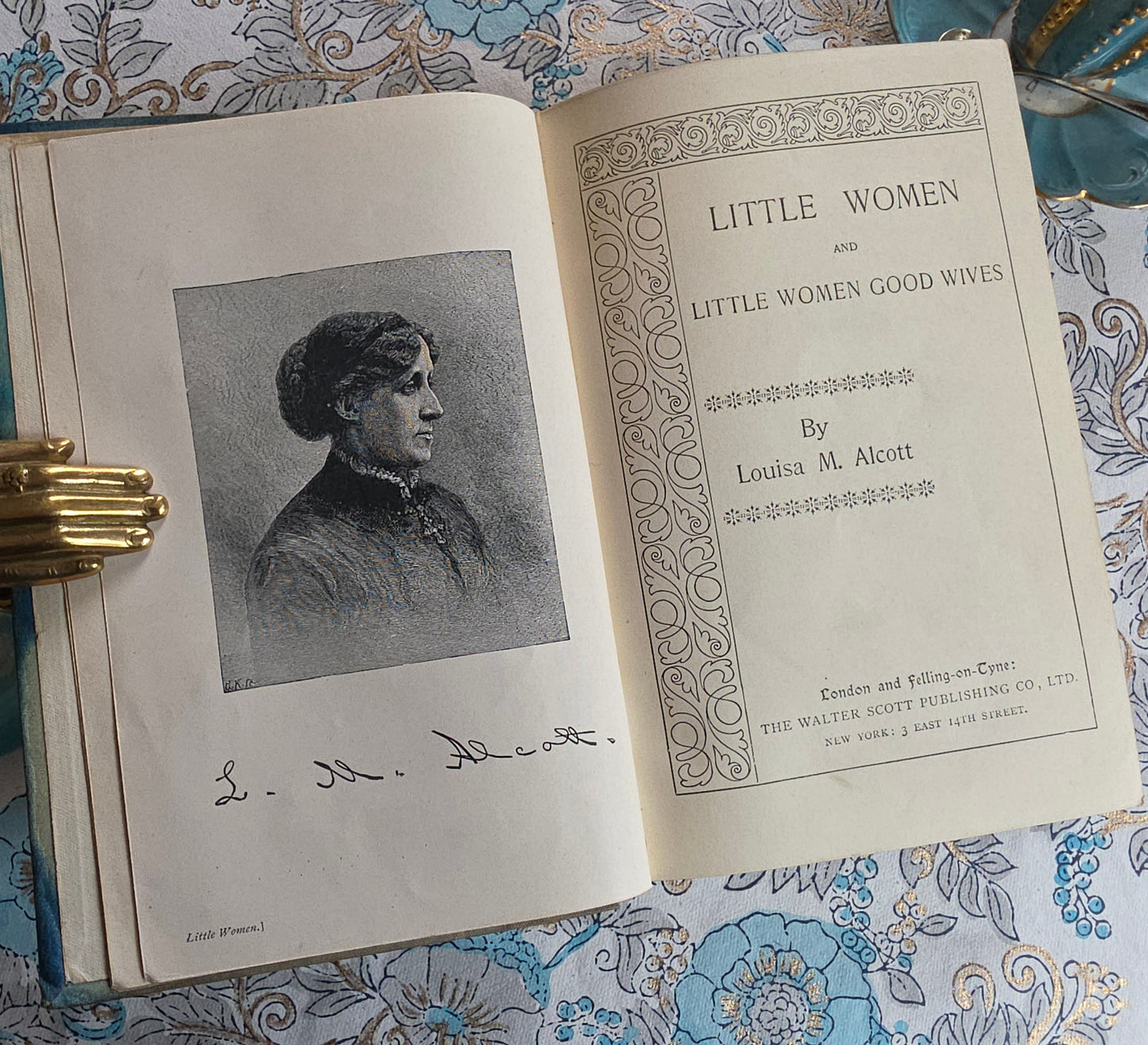 c1907 Little Women by Louisa May Alcott - Antique Book