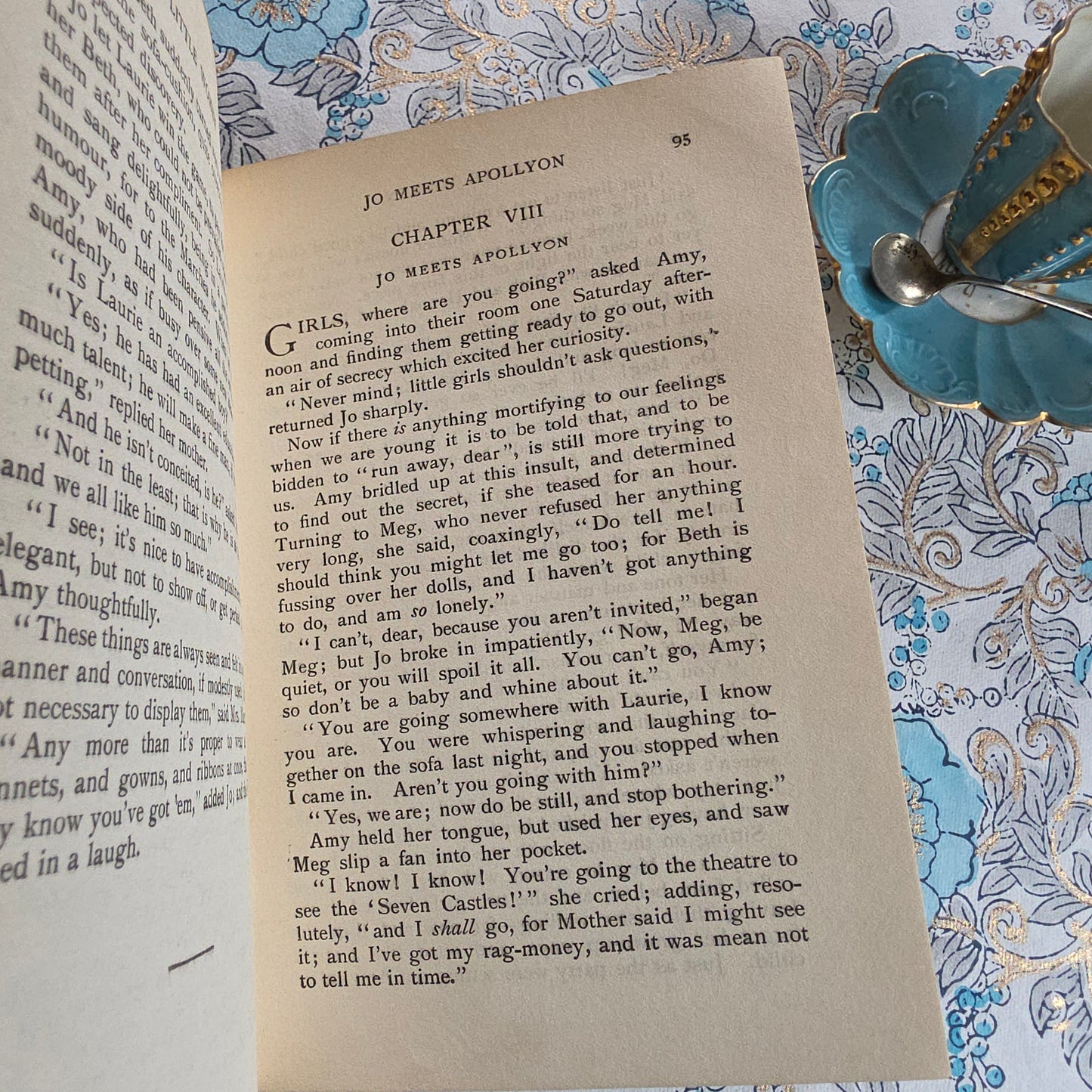 c1910 Little Women by Louisa May Alcott - Antique Art Nouveau Hardback Book