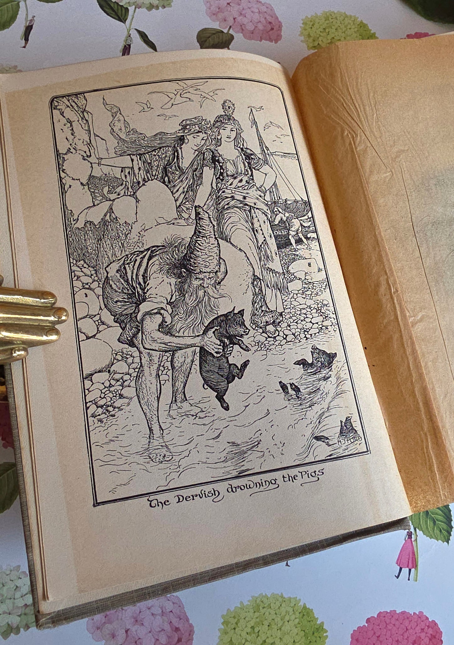 1918 The Grey Fairy Book : Beautifully Illustrated Antique Book
