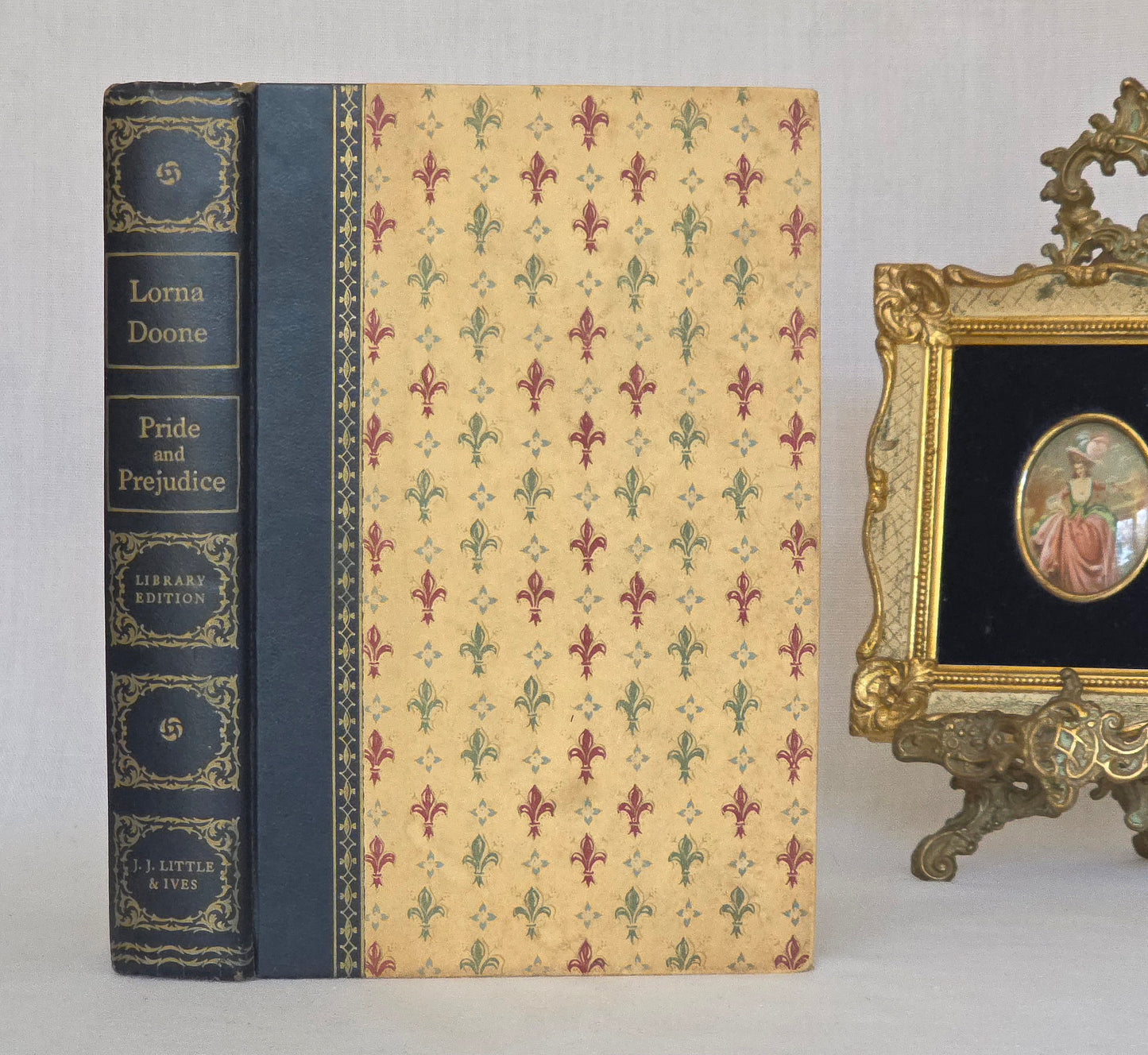 1946 Lorna Doone and Pride & Prejudice - Illustrated Vintage Book of Two Novels