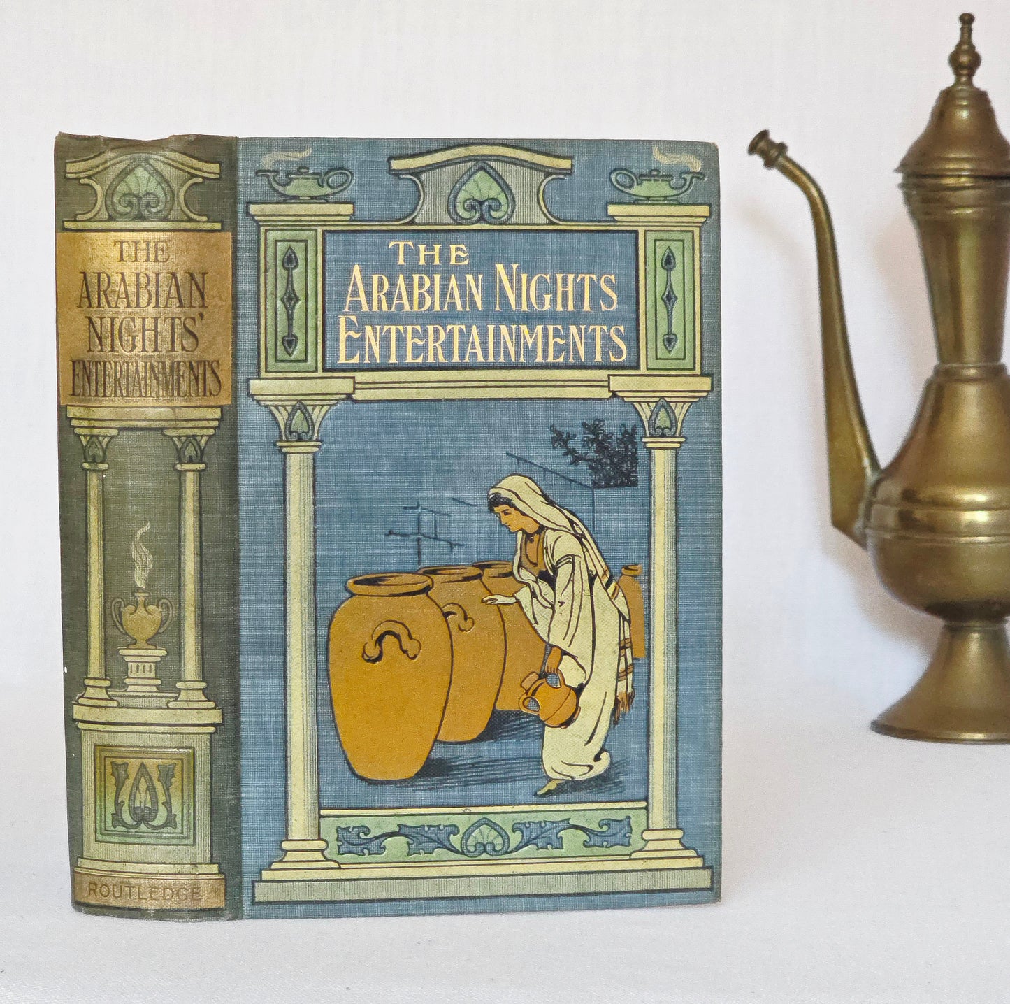 1909 The Arabian Nights' Entertainments : Antique Book