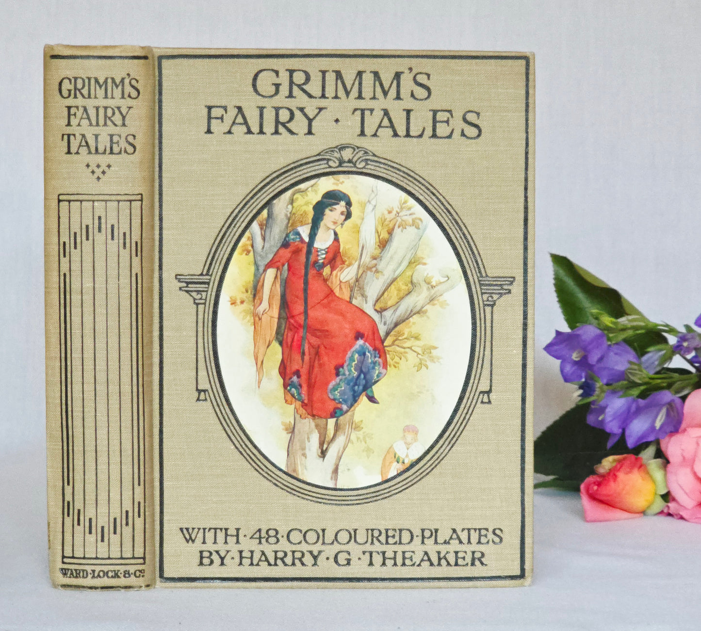 1920 Grimm's Fairy Tales - Illustrated Antique Book