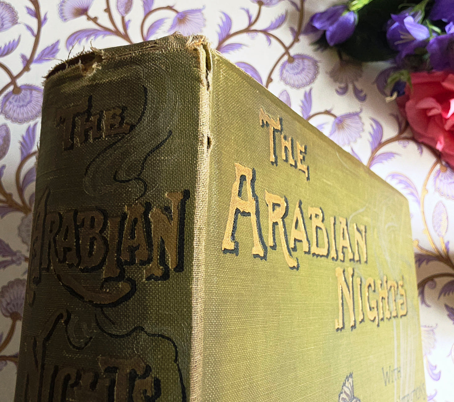 1899 Arabian Nights Entertainments - Profusely Illustrated Large Antique Book