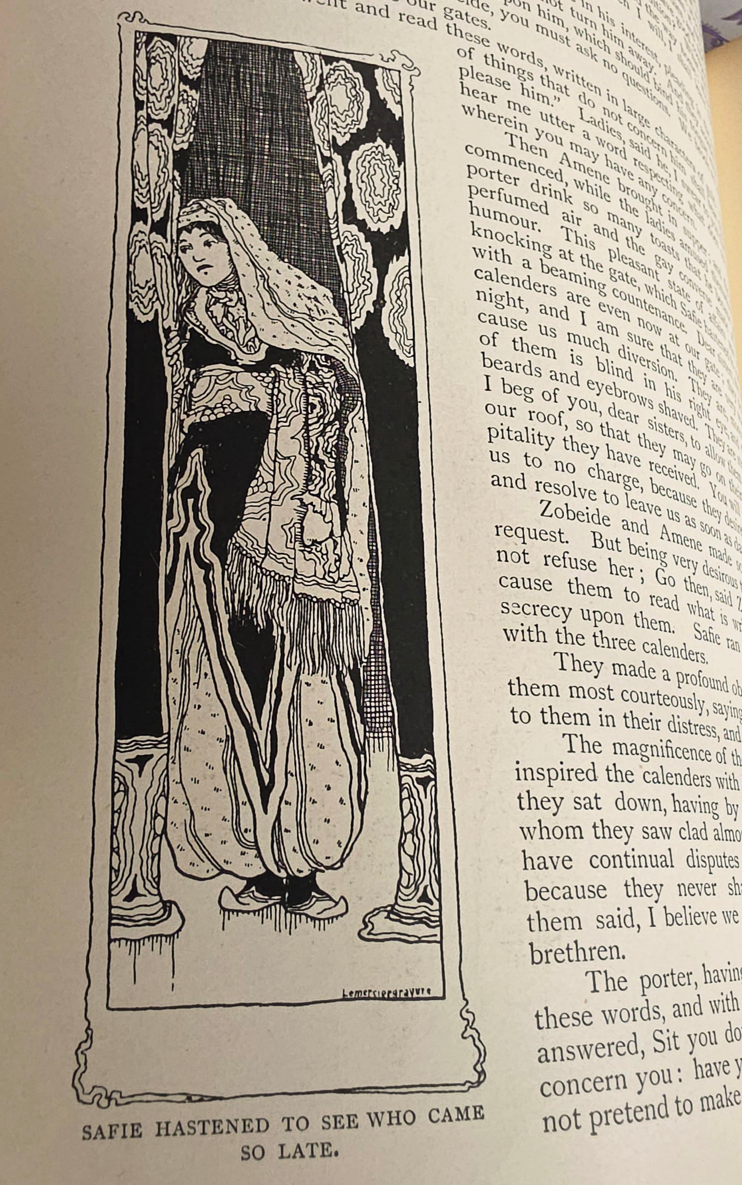 1899 Arabian Nights Entertainments - Profusely Illustrated Large Antique Book