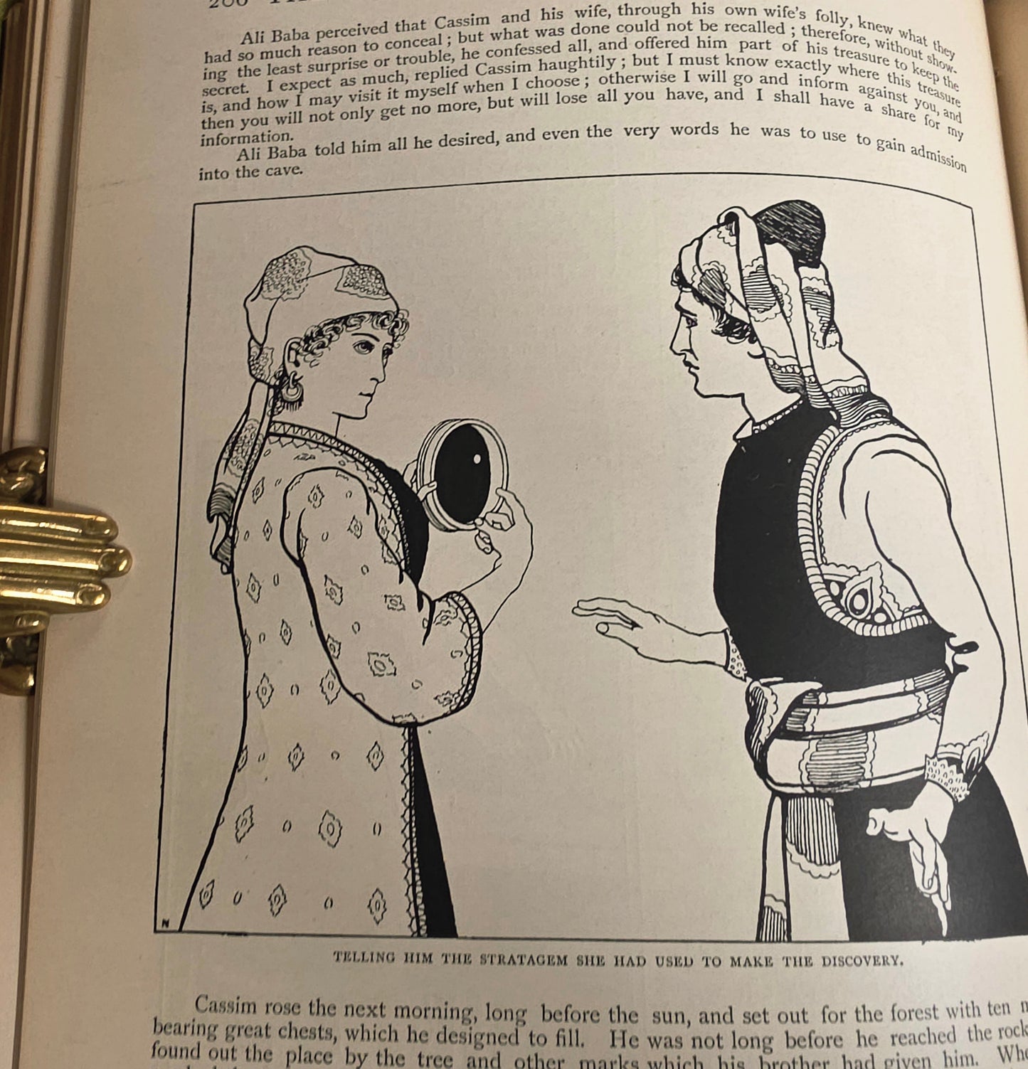 1899 Arabian Nights Entertainments - Profusely Illustrated Large Antique Book