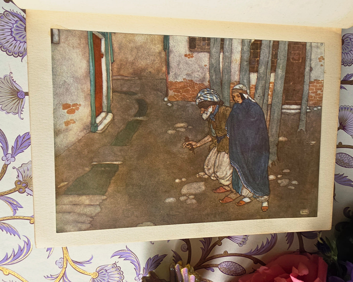 1921 The Arabian Nights Illustrated by Edmund Dulac : Antique Book