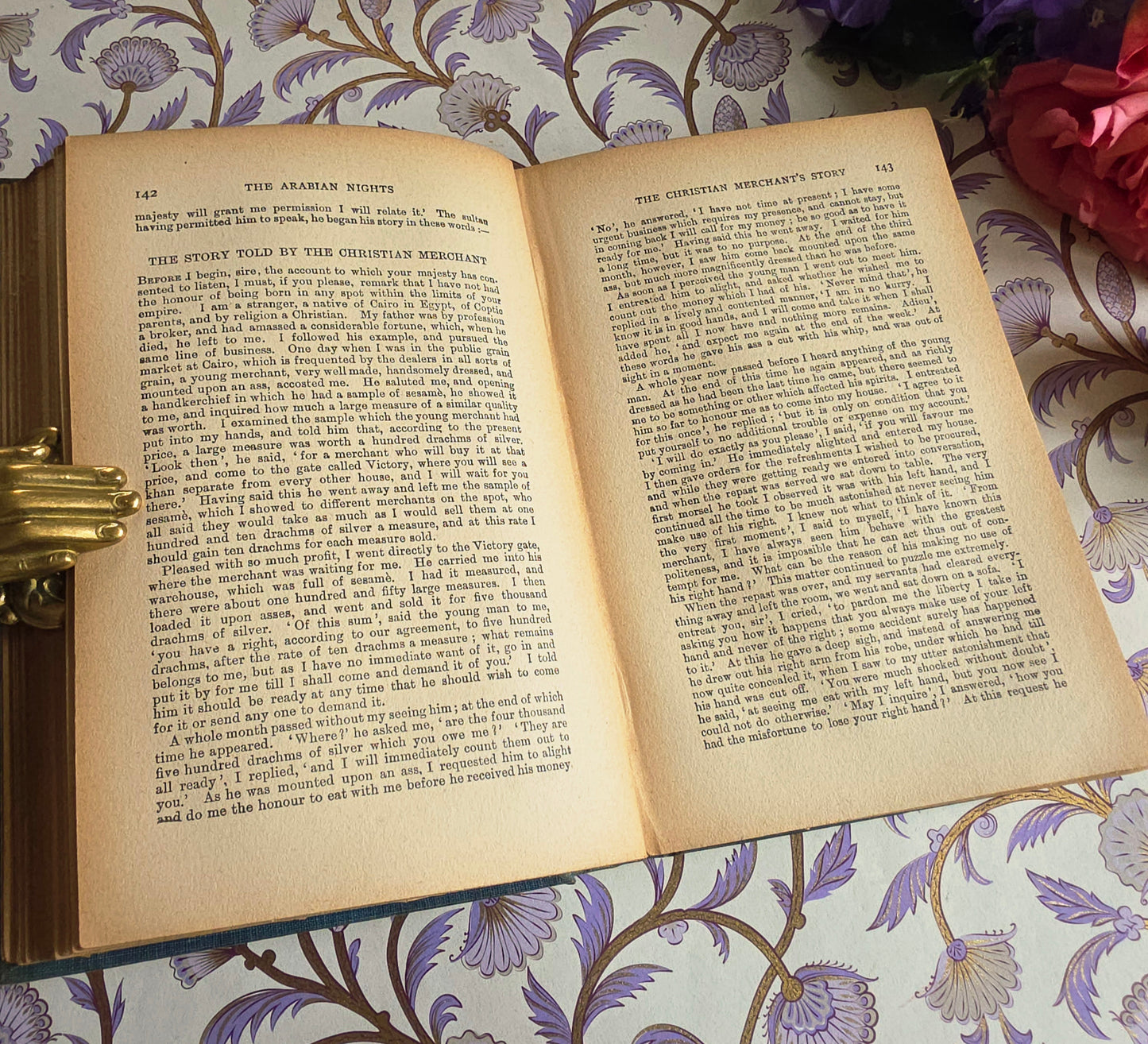 1909 The Arabian Nights' Entertainments : Antique Book