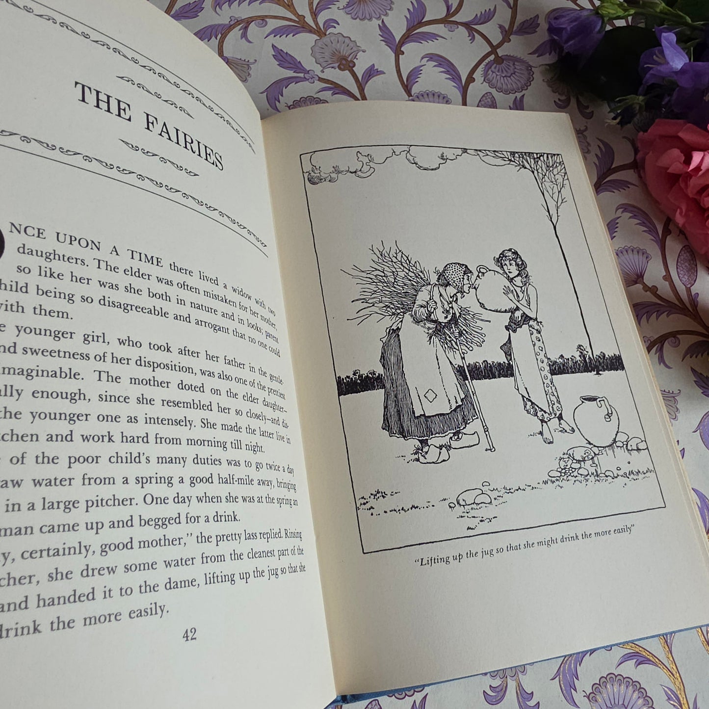 1962 Perrault's Complete Fairy Tales - Vintage Hardback Book