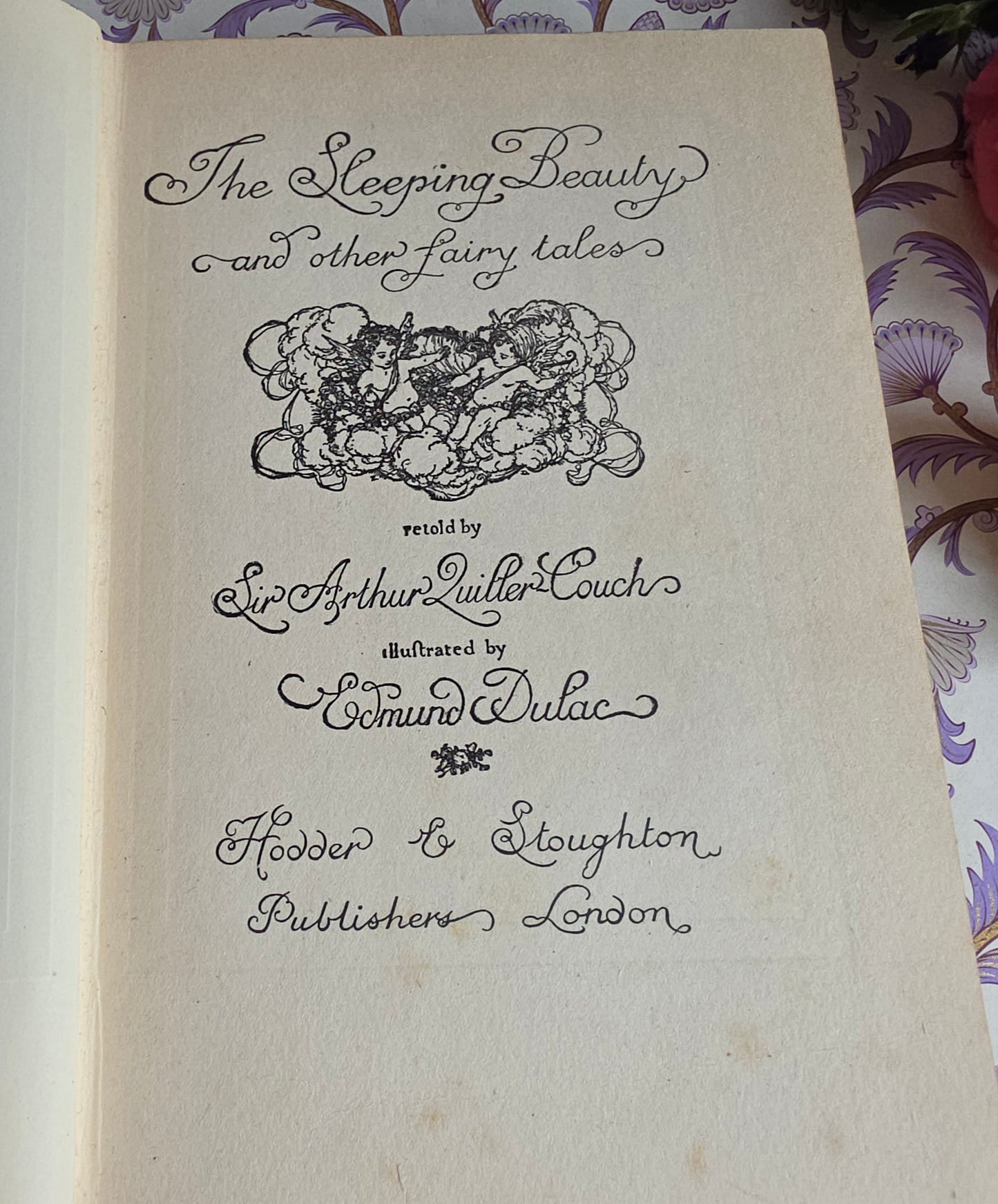 1927 Sleeping Beauty and Other Fairy Tales - Vintage - Illustrated by Edmund Dulac