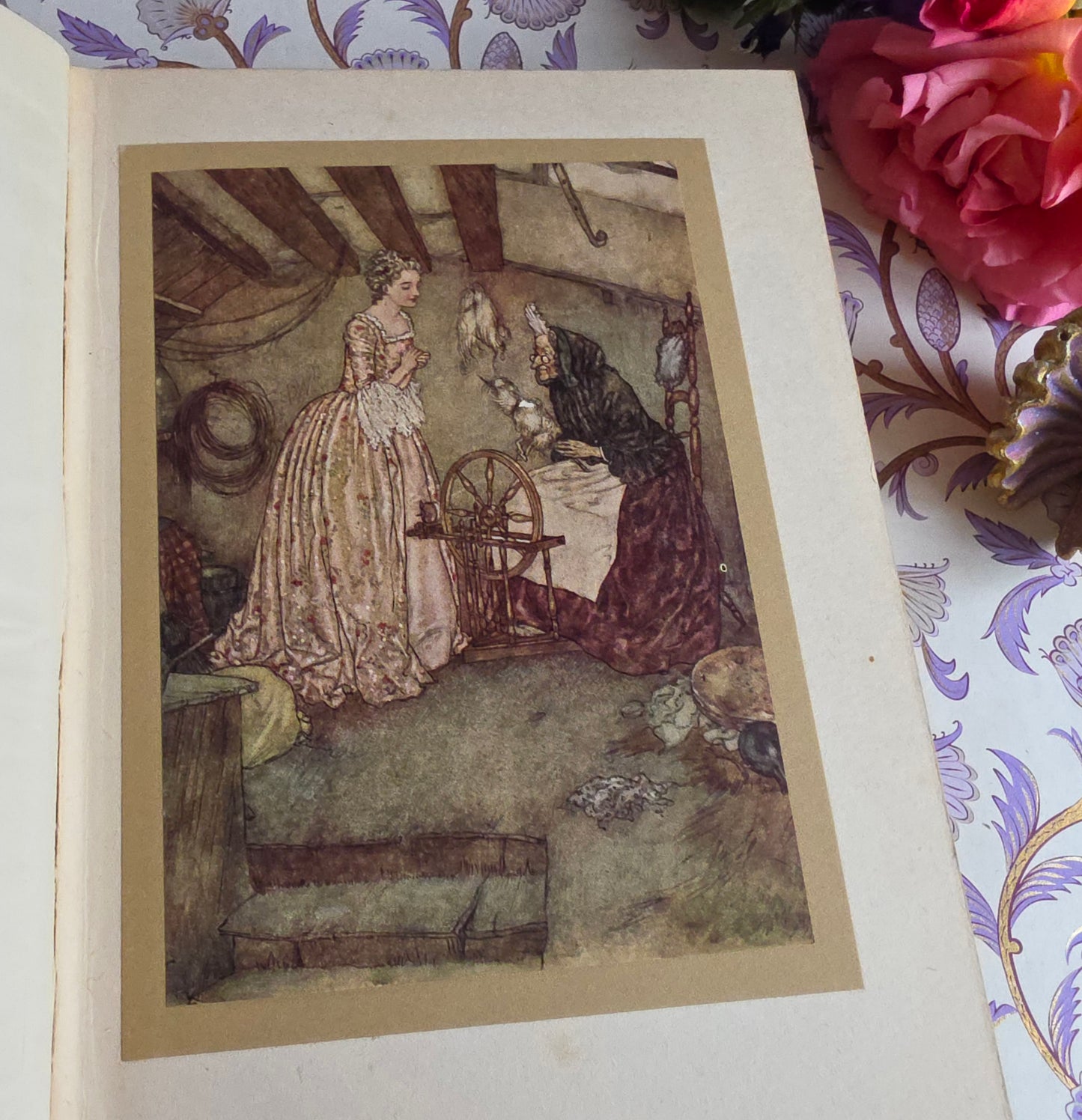 1927 Sleeping Beauty and Other Fairy Tales - Vintage - Illustrated by Edmund Dulac
