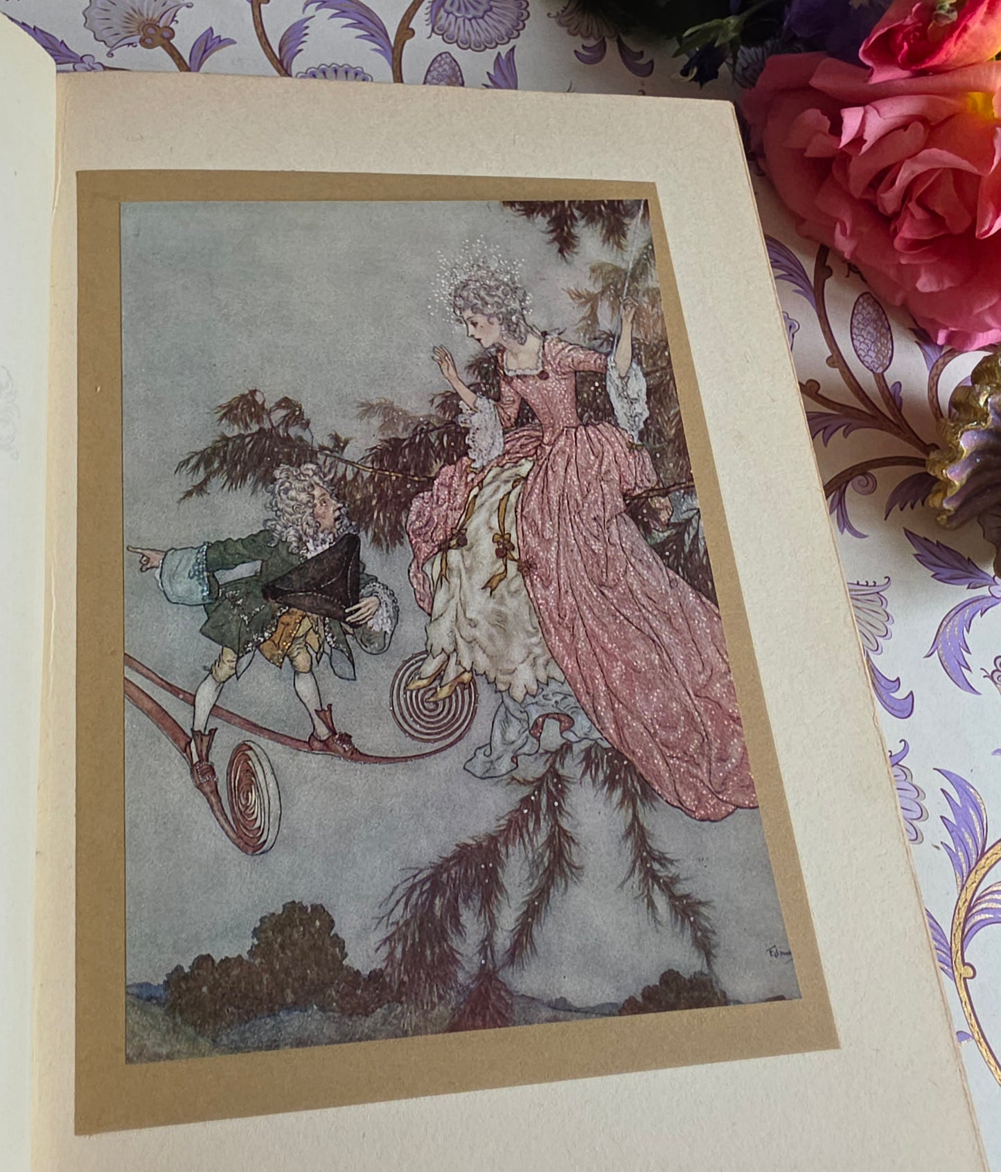 1927 Sleeping Beauty and Other Fairy Tales - Vintage - Illustrated by Edmund Dulac