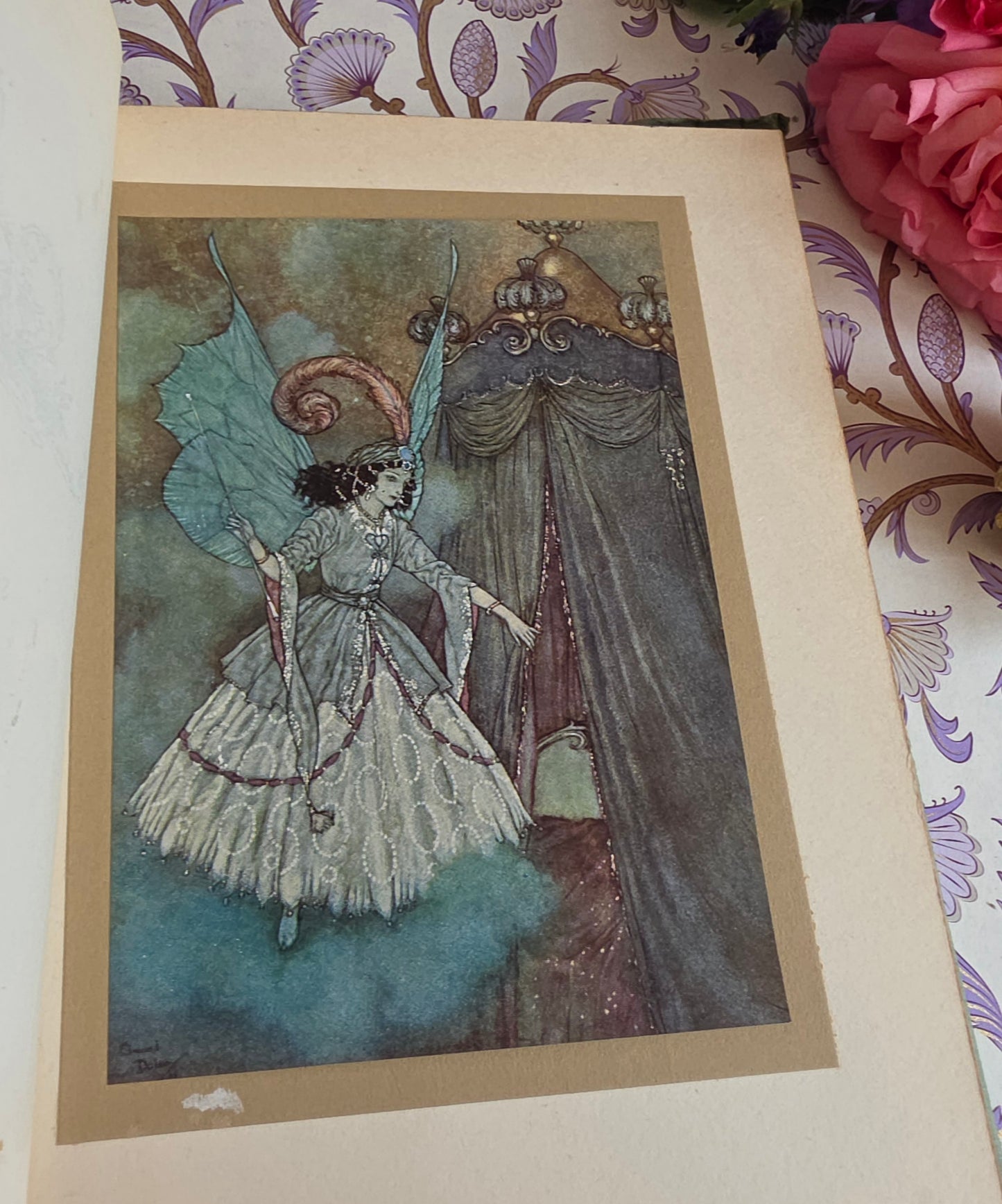 1927 Sleeping Beauty and Other Fairy Tales - Vintage - Illustrated by Edmund Dulac