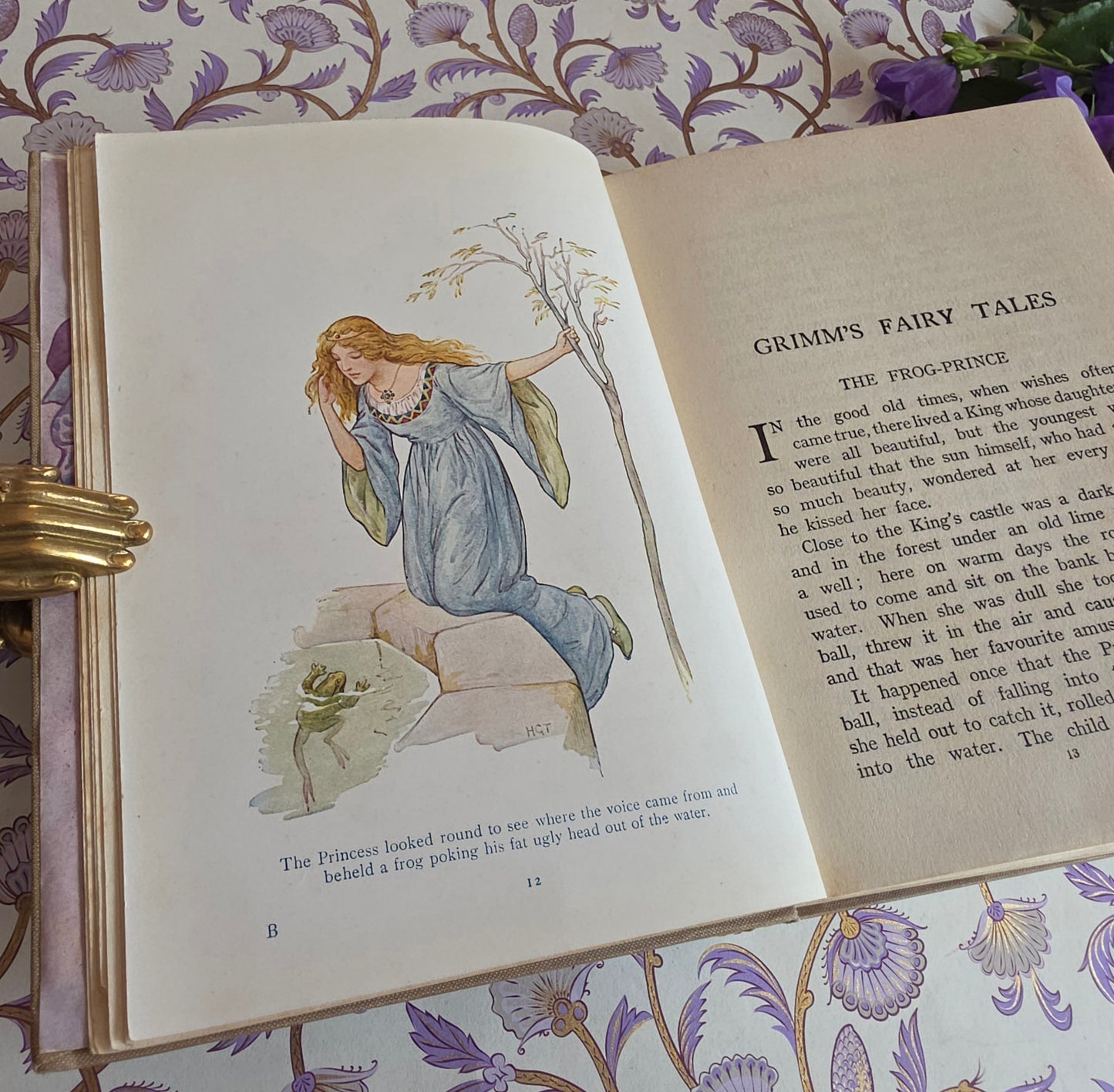 1920 Grimm's Fairy Tales - Illustrated Antique Book
