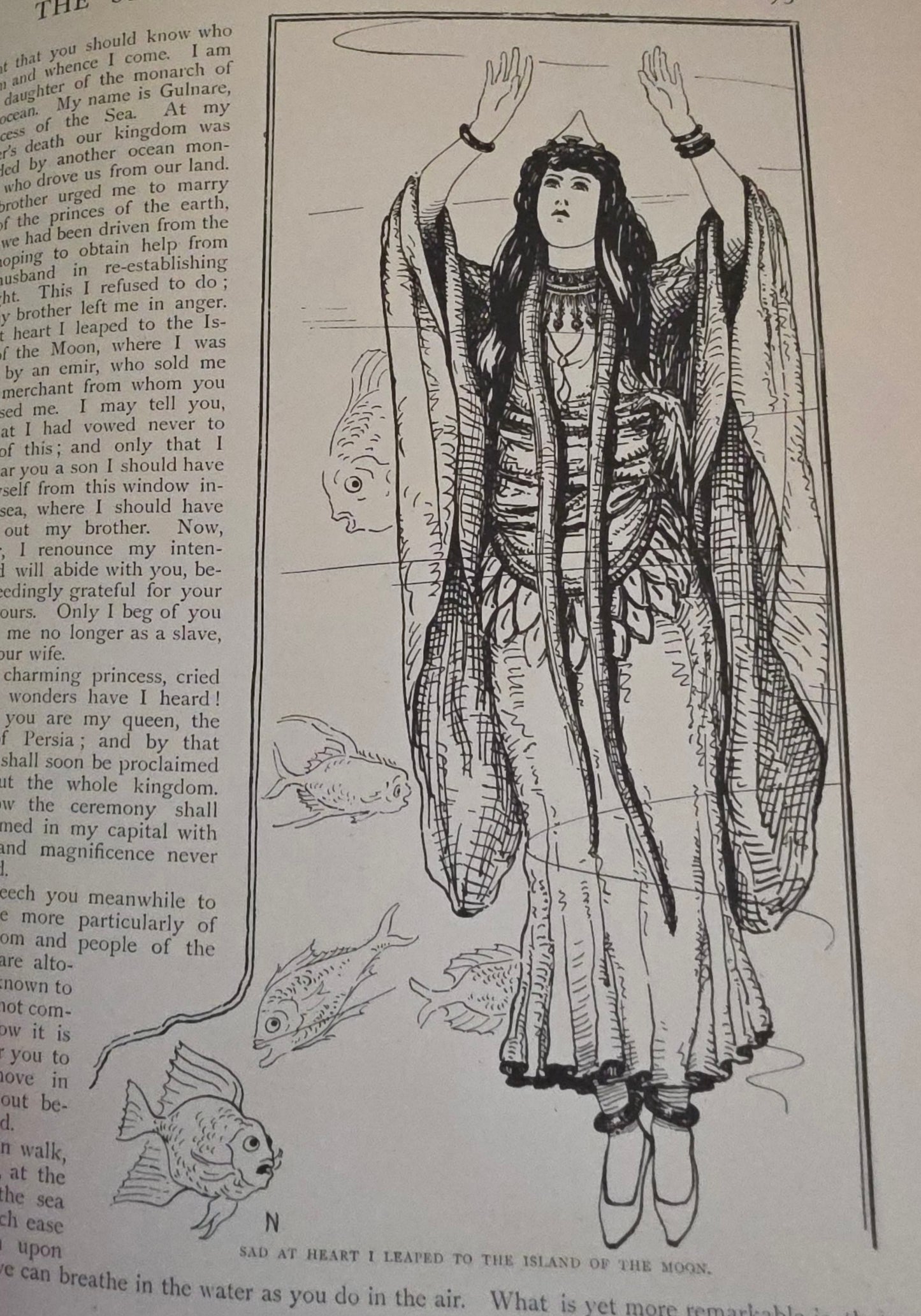 1899 Arabian Nights Entertainments - Profusely Illustrated Large Antique Book