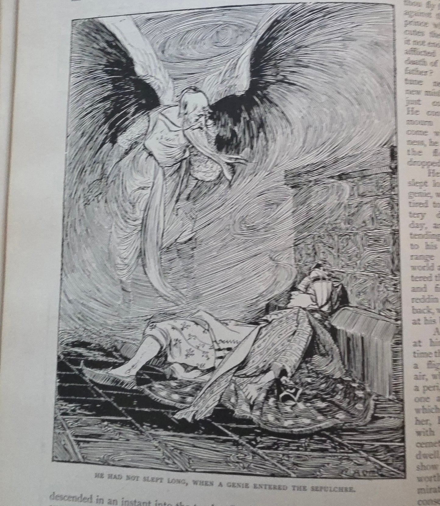 1899 Arabian Nights Entertainments - Profusely Illustrated Large Antique Book
