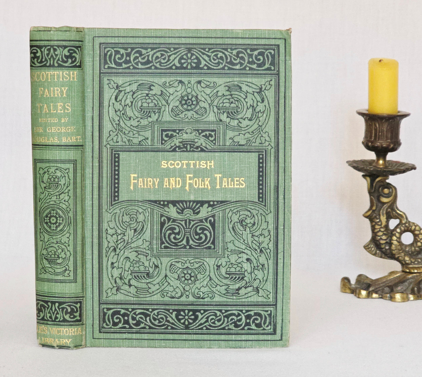 1890s Scottish Fairy and Folk Tales - Decorative Antique Book