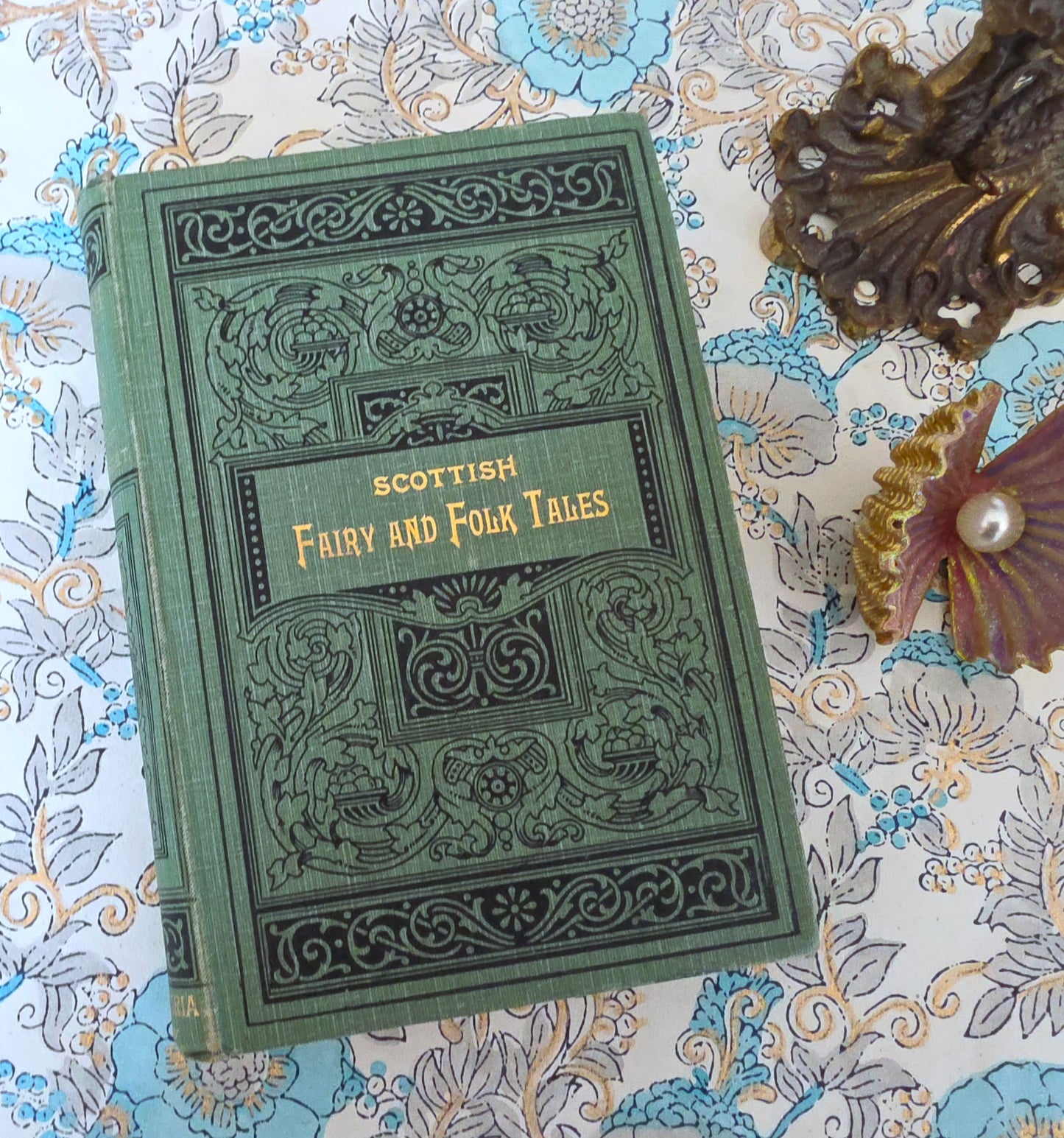 1890s Scottish Fairy and Folk Tales - Decorative Antique Book