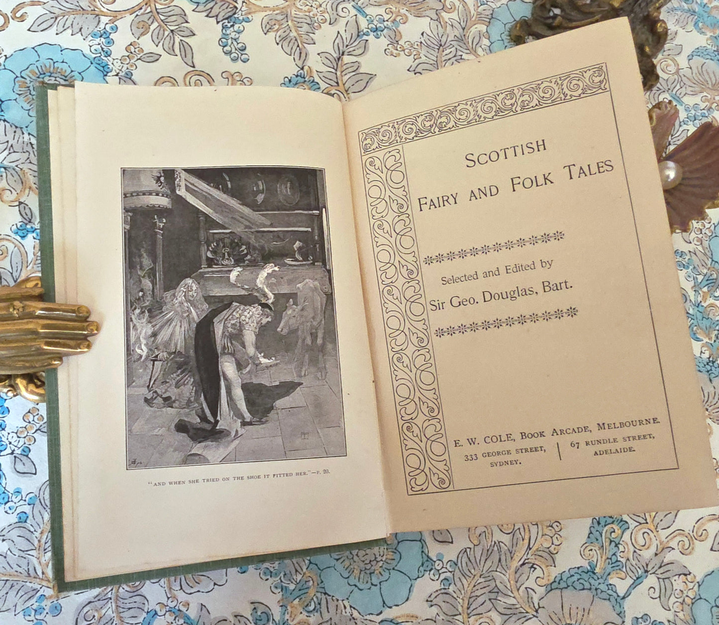 1890s Scottish Fairy and Folk Tales - Decorative Antique Book