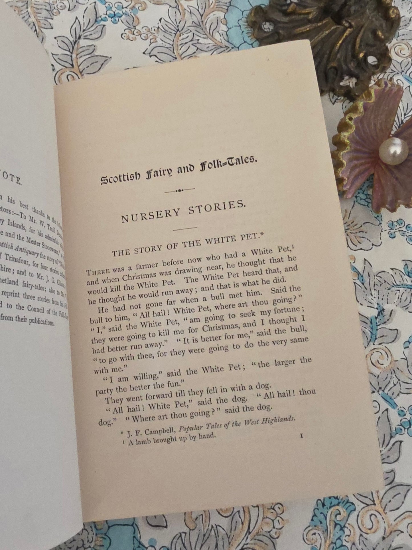 1890s Scottish Fairy and Folk Tales - Decorative Antique Book