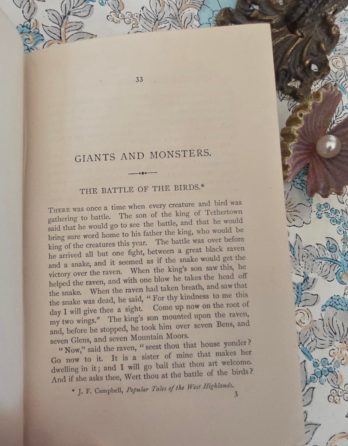 1890s Scottish Fairy and Folk Tales - Decorative Antique Book