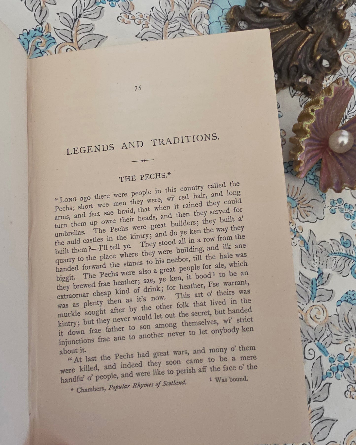 1890s Scottish Fairy and Folk Tales - Decorative Antique Book