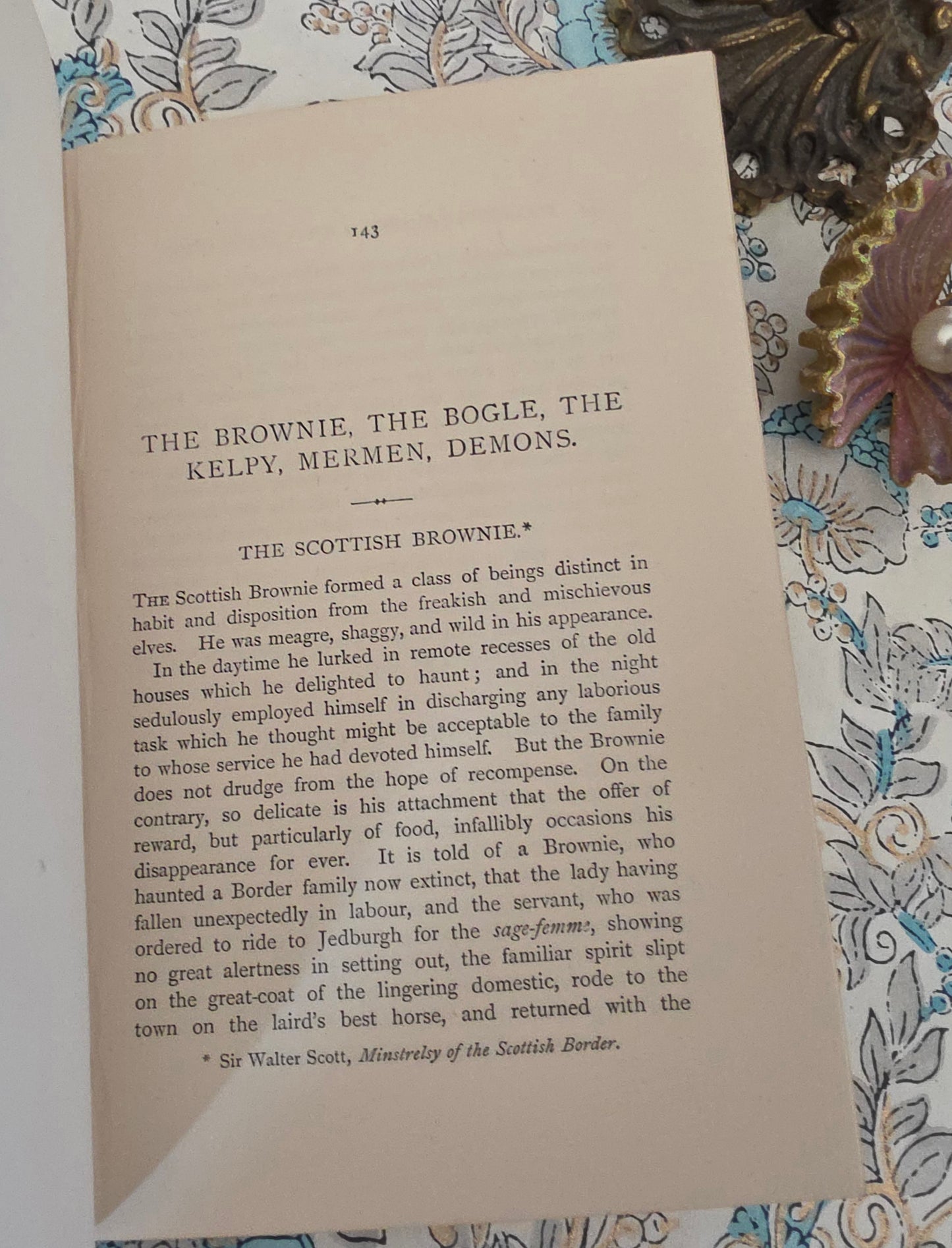 1890s Scottish Fairy and Folk Tales - Decorative Antique Book