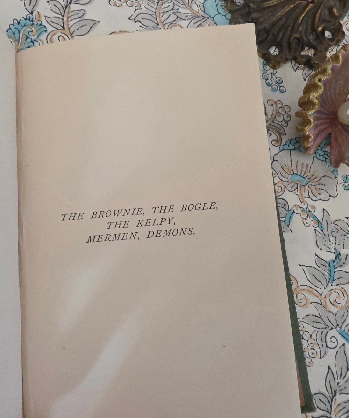 1890s Scottish Fairy and Folk Tales - Decorative Antique Book